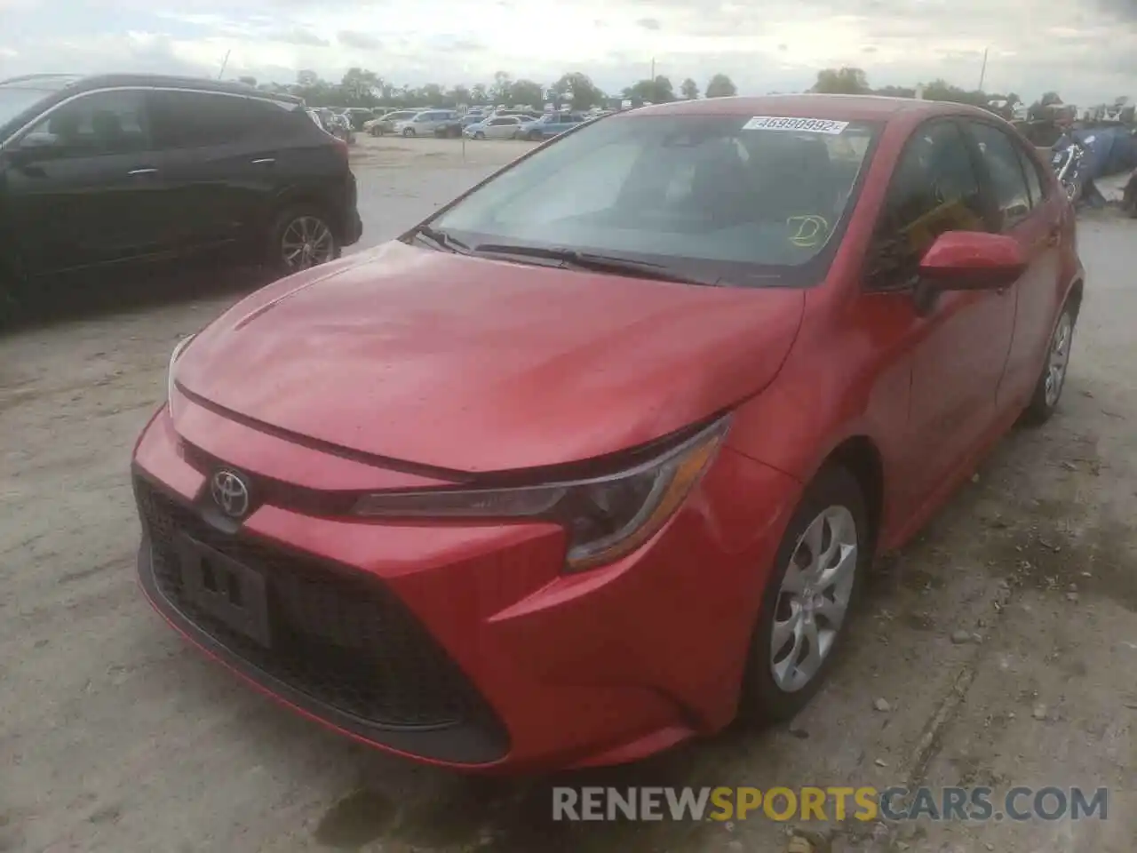 2 Photograph of a damaged car 5YFEPMAE9MP169724 TOYOTA COROLLA 2021