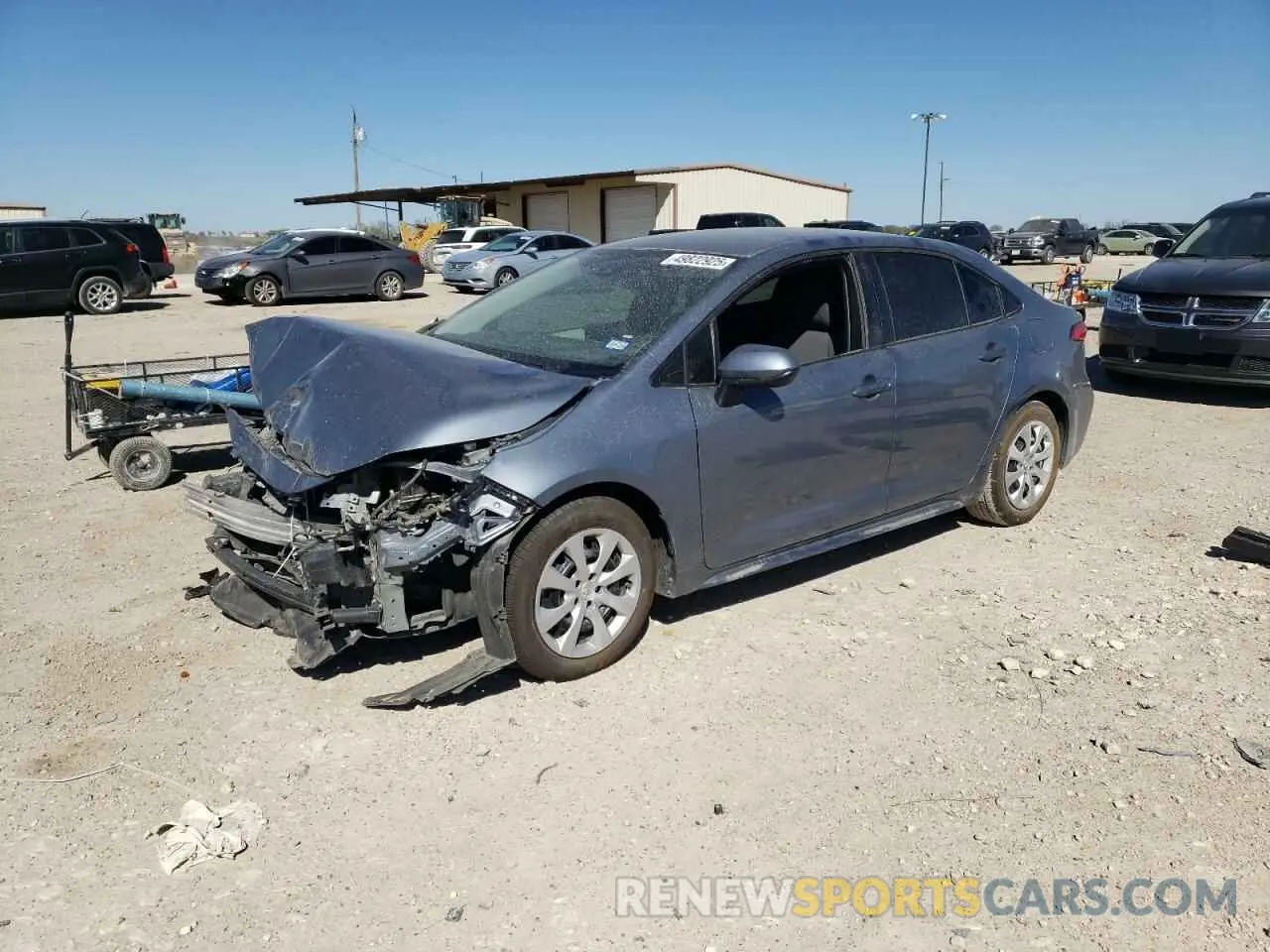 1 Photograph of a damaged car 5YFEPMAE9MP172963 TOYOTA COROLLA 2021