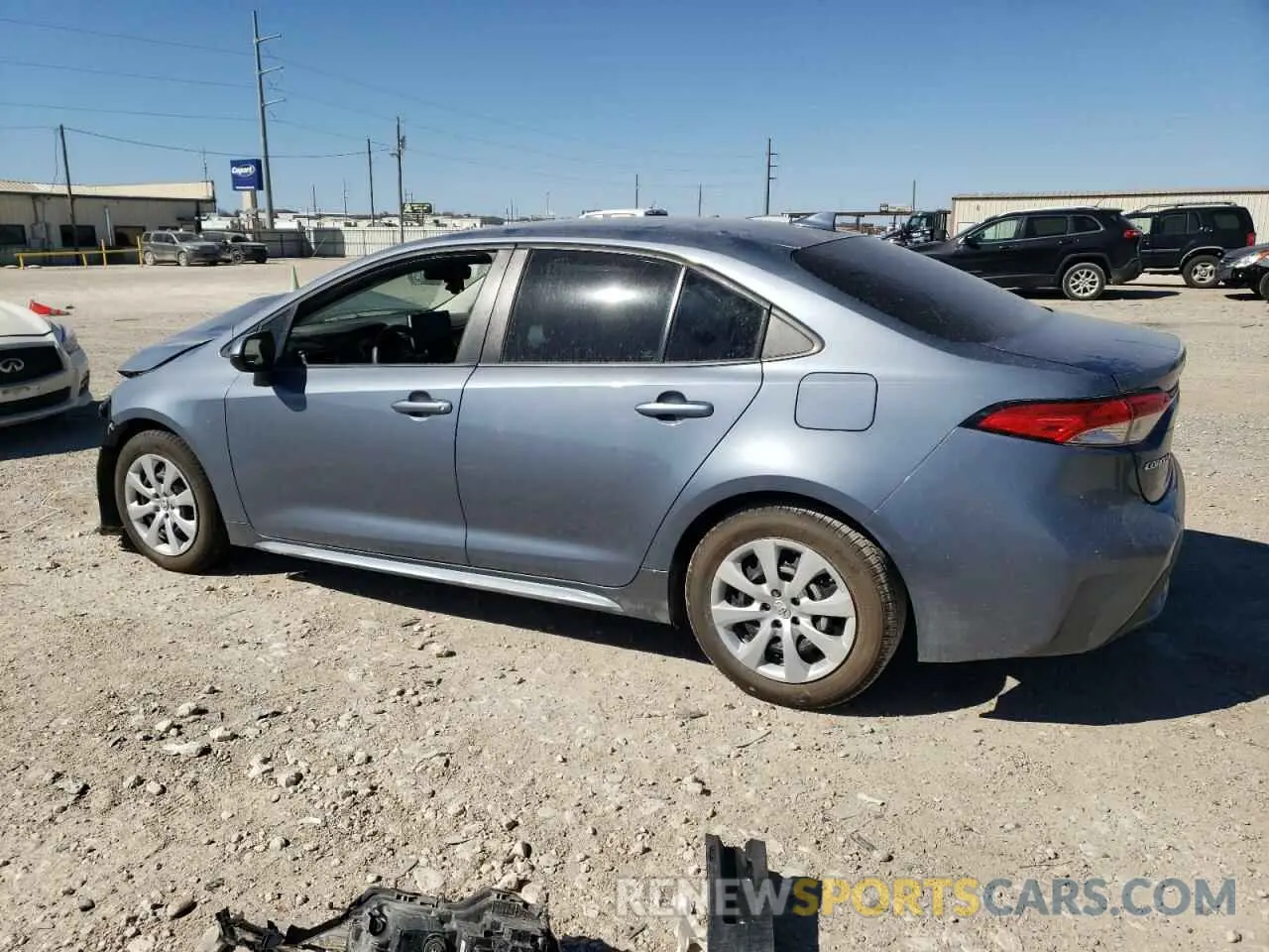 2 Photograph of a damaged car 5YFEPMAE9MP172963 TOYOTA COROLLA 2021