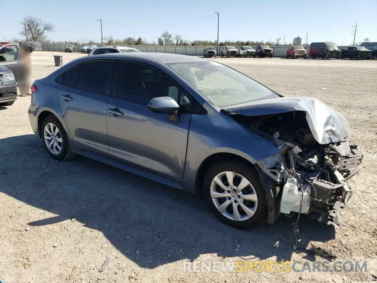 4 Photograph of a damaged car 5YFEPMAE9MP172963 TOYOTA COROLLA 2021
