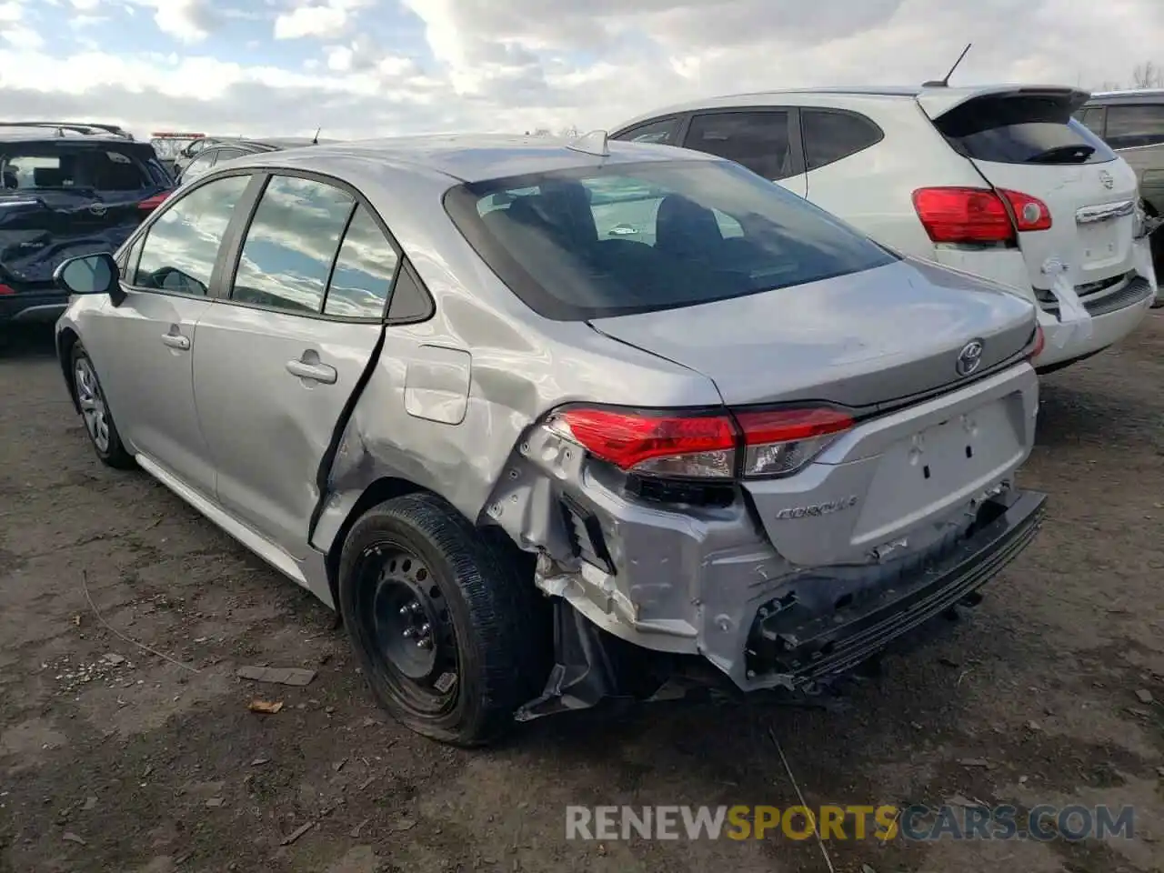 3 Photograph of a damaged car 5YFEPMAE9MP176849 TOYOTA COROLLA 2021