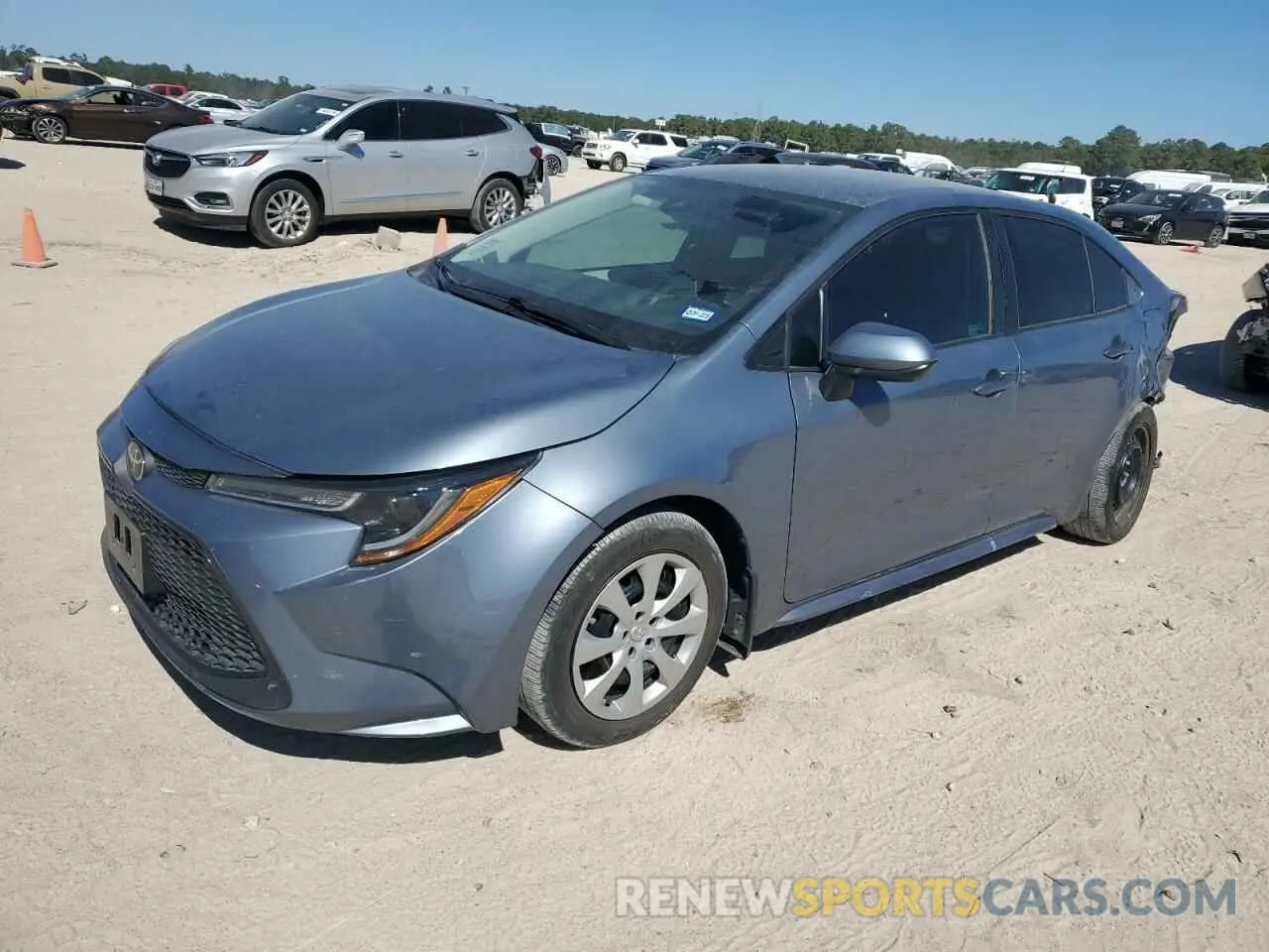 1 Photograph of a damaged car 5YFEPMAE9MP177130 TOYOTA COROLLA 2021