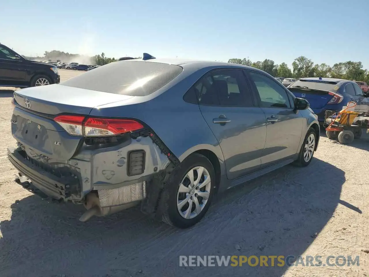 3 Photograph of a damaged car 5YFEPMAE9MP177130 TOYOTA COROLLA 2021