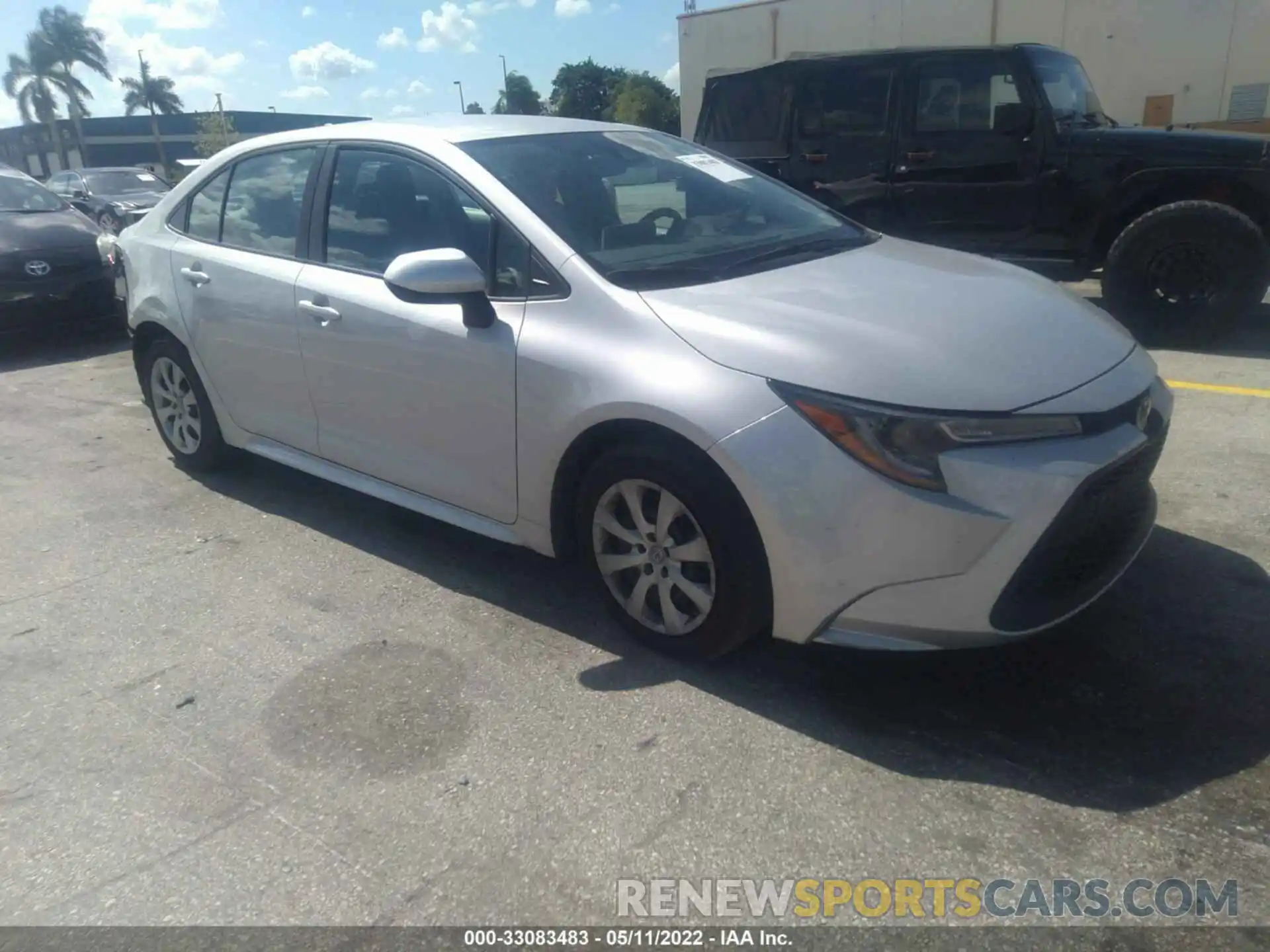 1 Photograph of a damaged car 5YFEPMAE9MP177368 TOYOTA COROLLA 2021