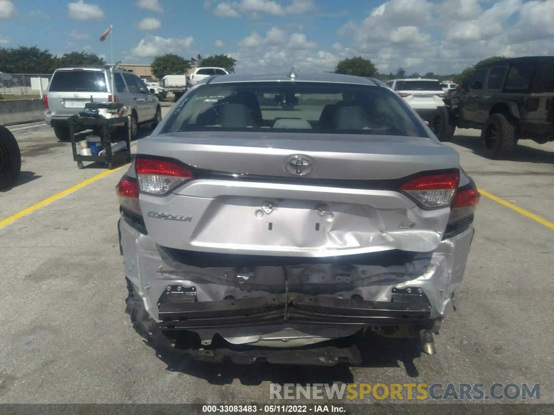 6 Photograph of a damaged car 5YFEPMAE9MP177368 TOYOTA COROLLA 2021