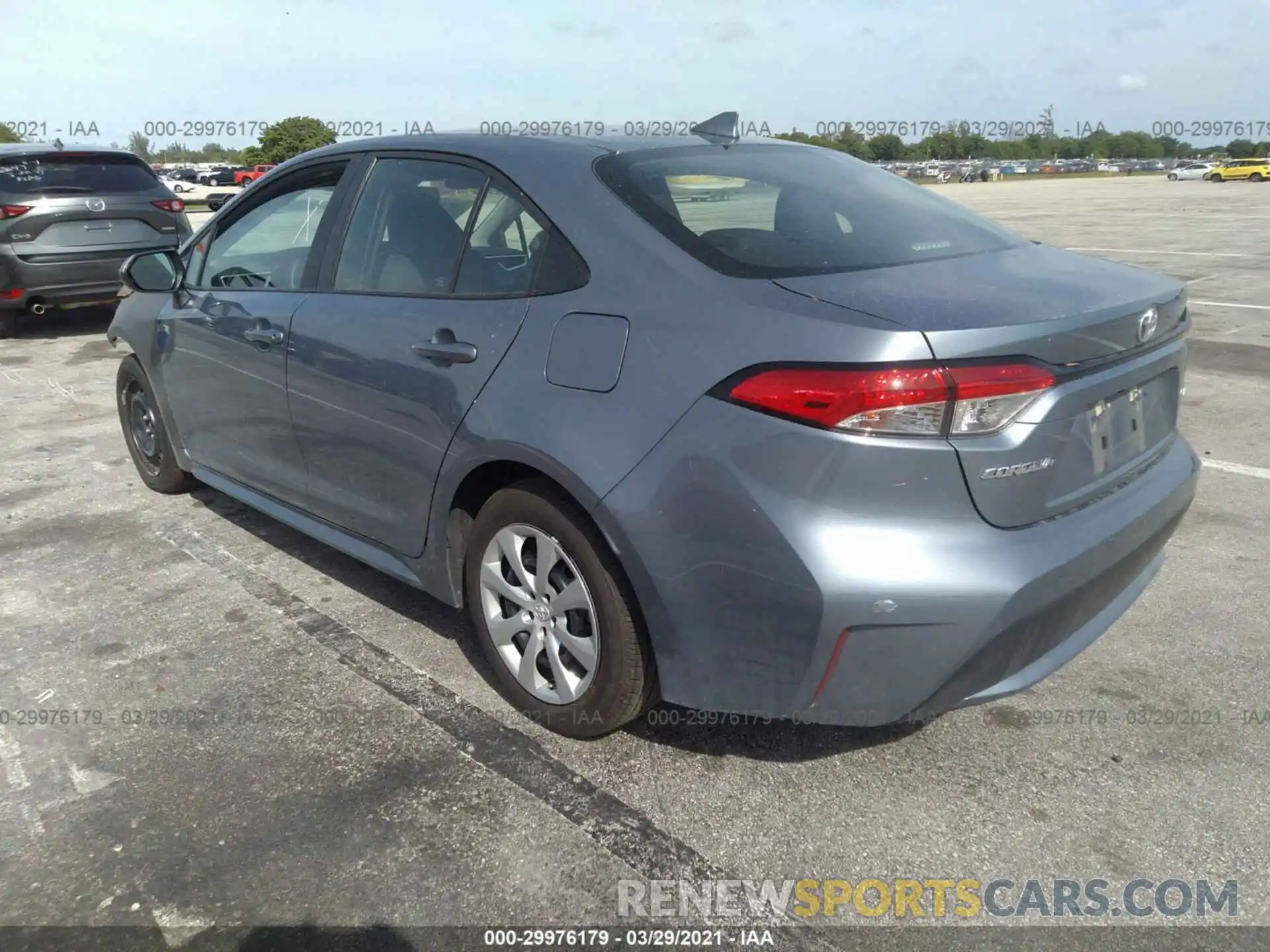 3 Photograph of a damaged car 5YFEPMAE9MP185194 TOYOTA COROLLA 2021