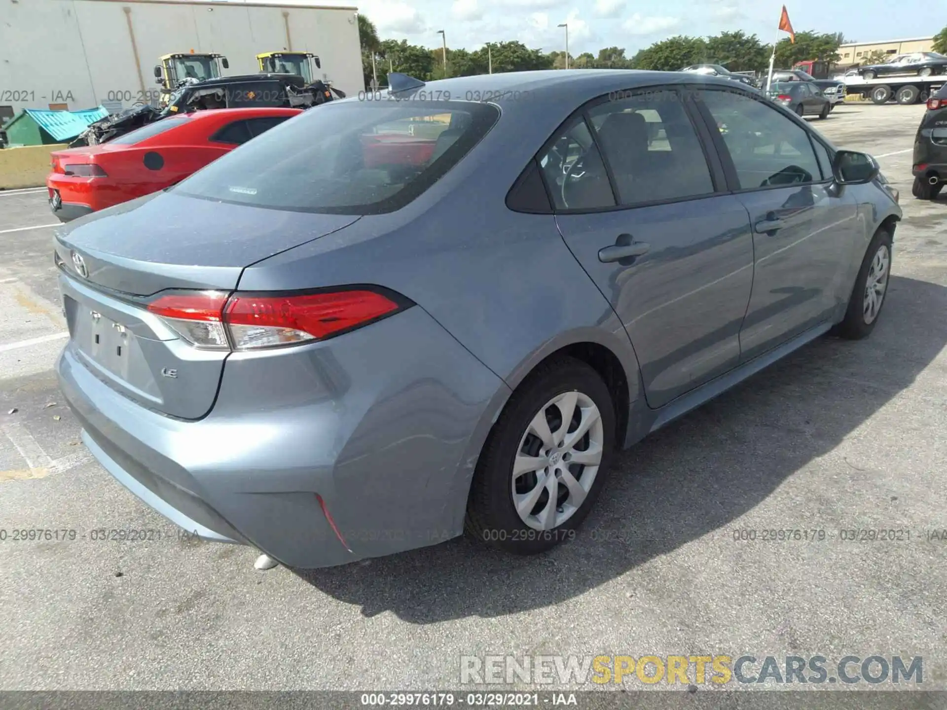 4 Photograph of a damaged car 5YFEPMAE9MP185194 TOYOTA COROLLA 2021