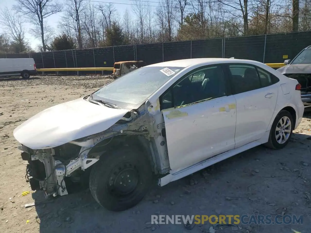 1 Photograph of a damaged car 5YFEPMAE9MP189245 TOYOTA COROLLA 2021