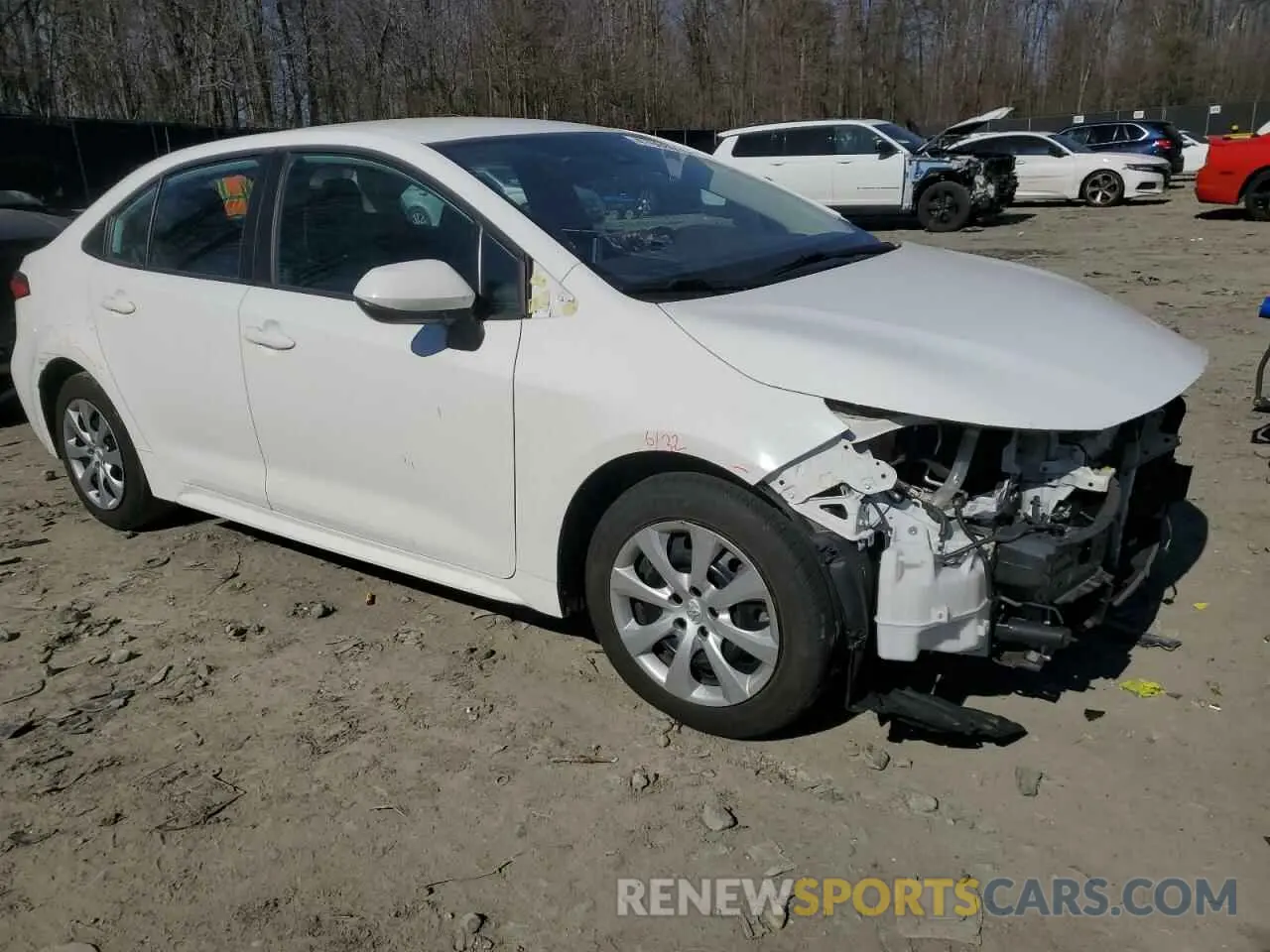 4 Photograph of a damaged car 5YFEPMAE9MP189245 TOYOTA COROLLA 2021