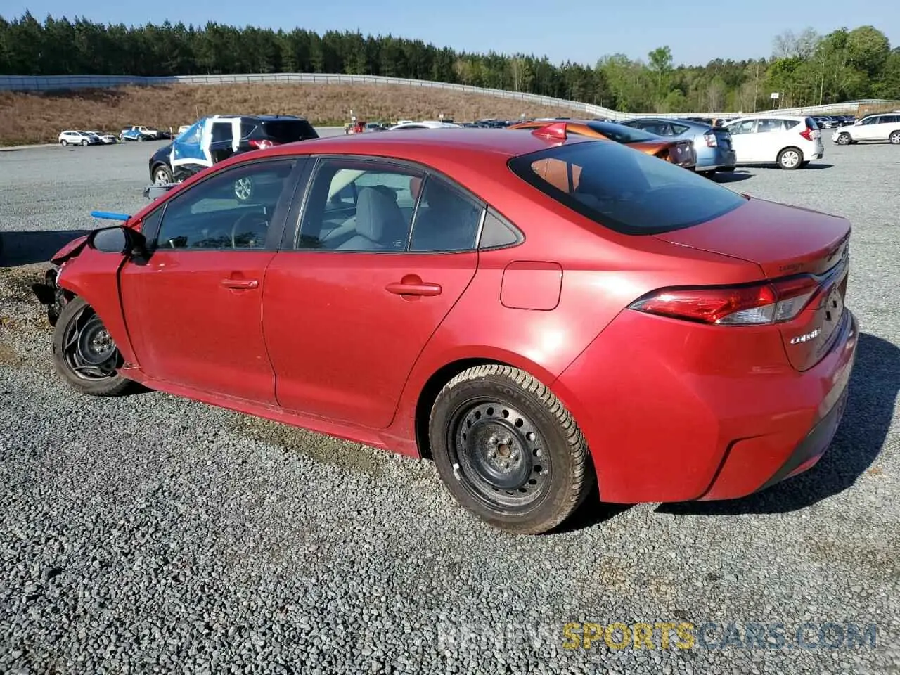 2 Photograph of a damaged car 5YFEPMAE9MP189634 TOYOTA COROLLA 2021