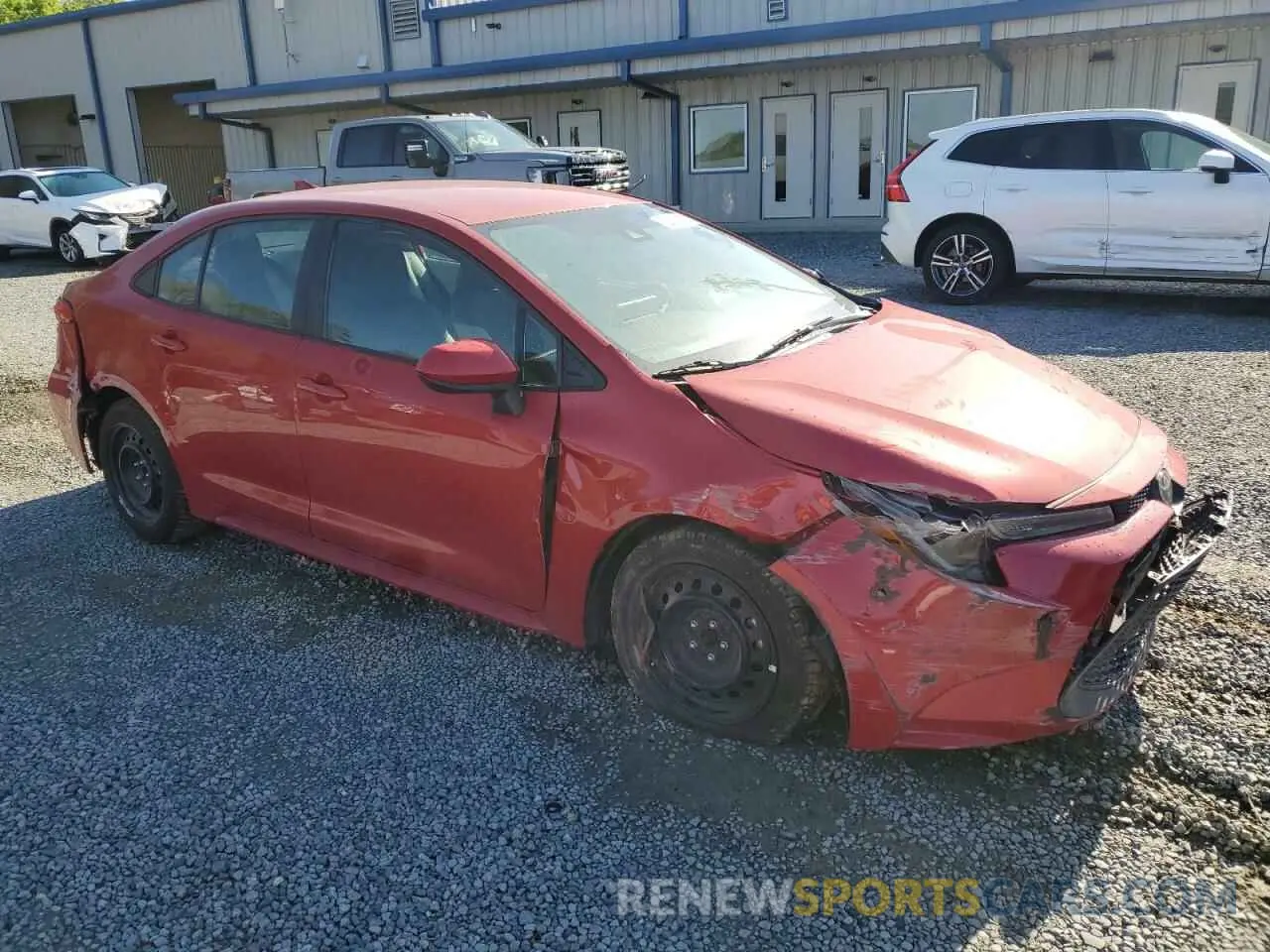 4 Photograph of a damaged car 5YFEPMAE9MP189634 TOYOTA COROLLA 2021