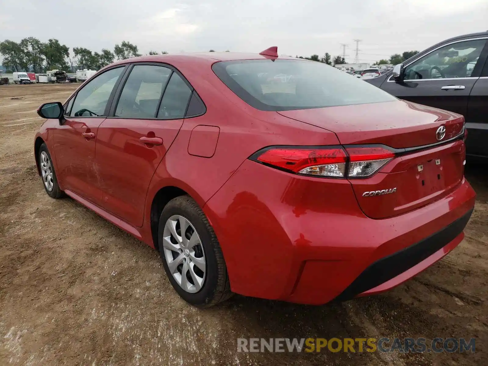 3 Photograph of a damaged car 5YFEPMAE9MP190492 TOYOTA COROLLA 2021