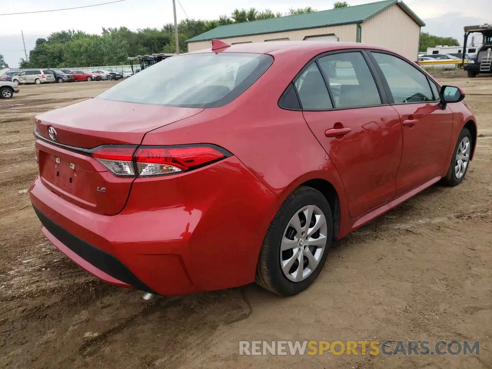 4 Photograph of a damaged car 5YFEPMAE9MP190492 TOYOTA COROLLA 2021