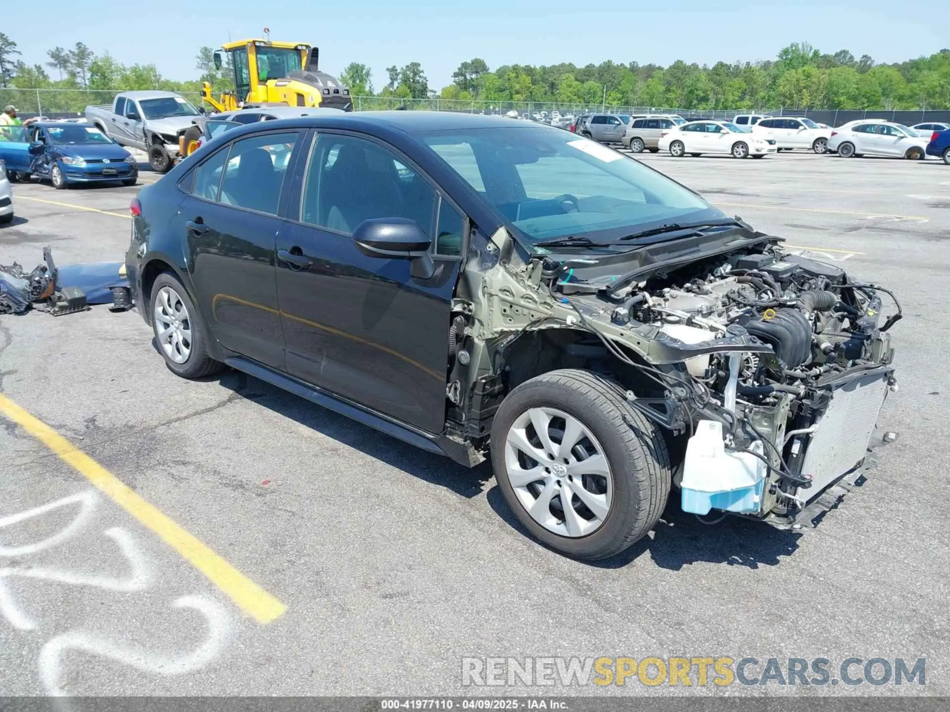 1 Photograph of a damaged car 5YFEPMAE9MP191612 TOYOTA COROLLA 2021