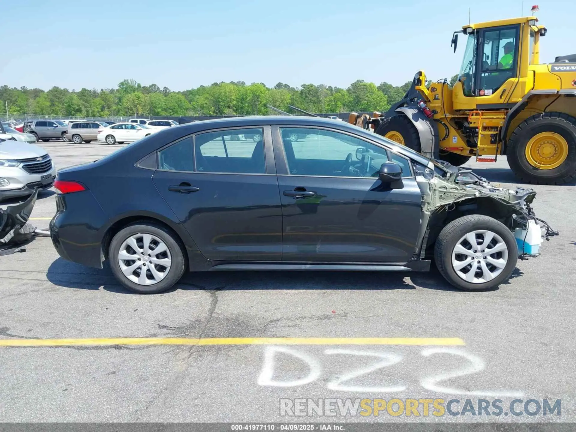 13 Photograph of a damaged car 5YFEPMAE9MP191612 TOYOTA COROLLA 2021