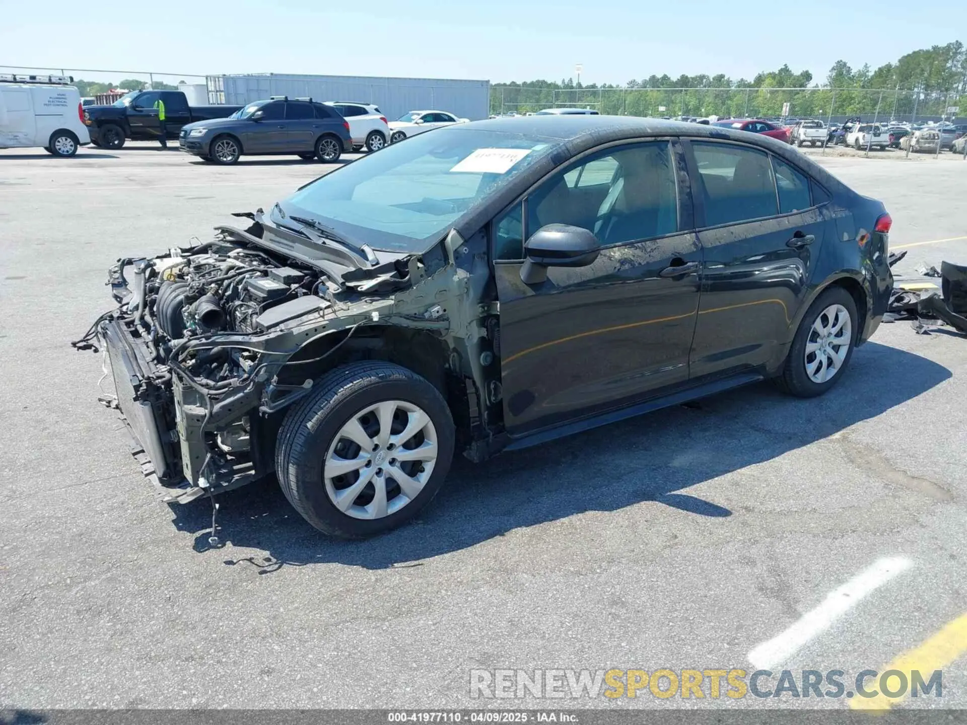 2 Photograph of a damaged car 5YFEPMAE9MP191612 TOYOTA COROLLA 2021