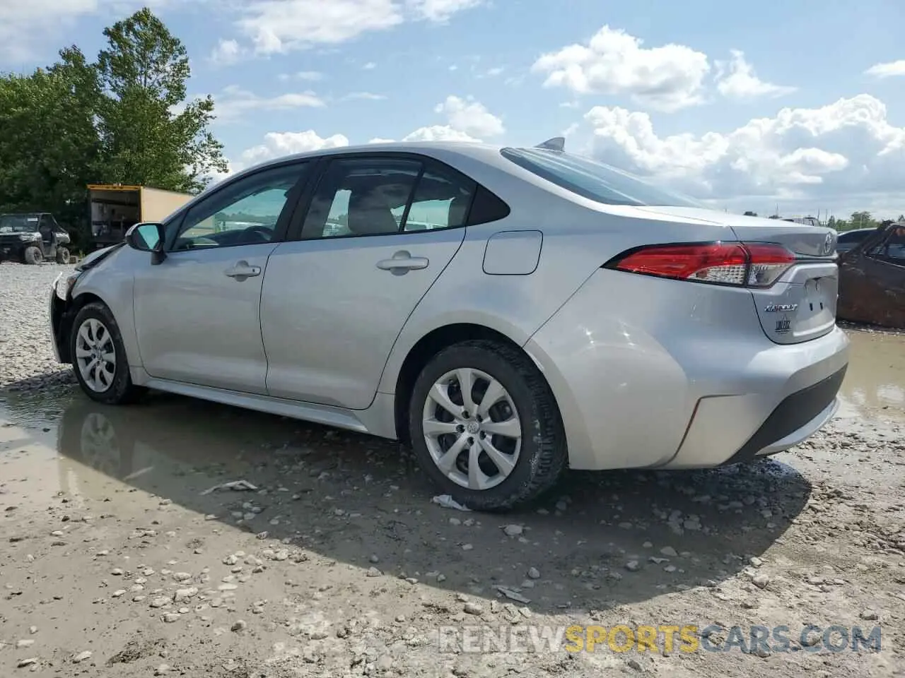2 Photograph of a damaged car 5YFEPMAE9MP192839 TOYOTA COROLLA 2021