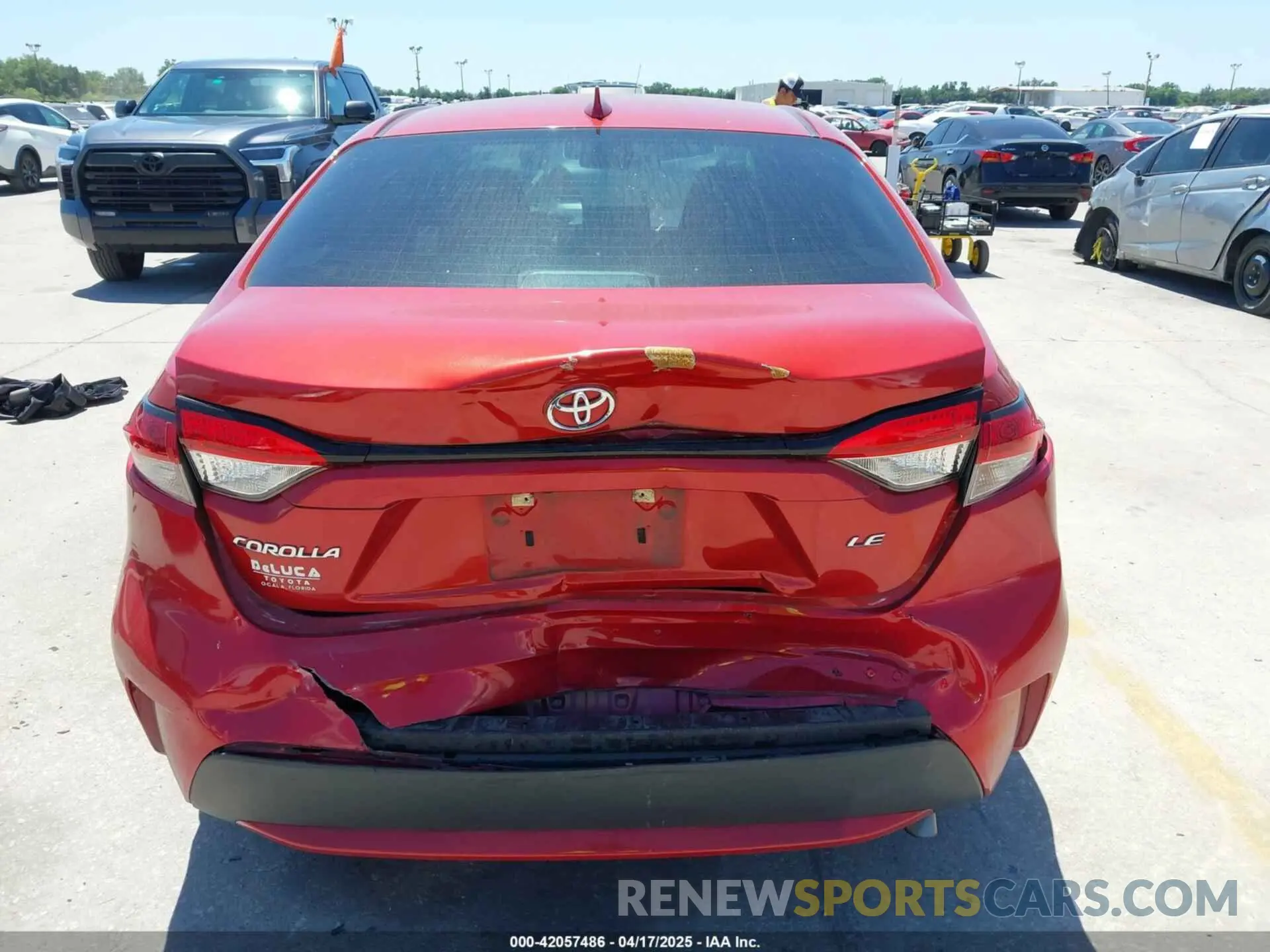 16 Photograph of a damaged car 5YFEPMAE9MP197488 TOYOTA COROLLA 2021
