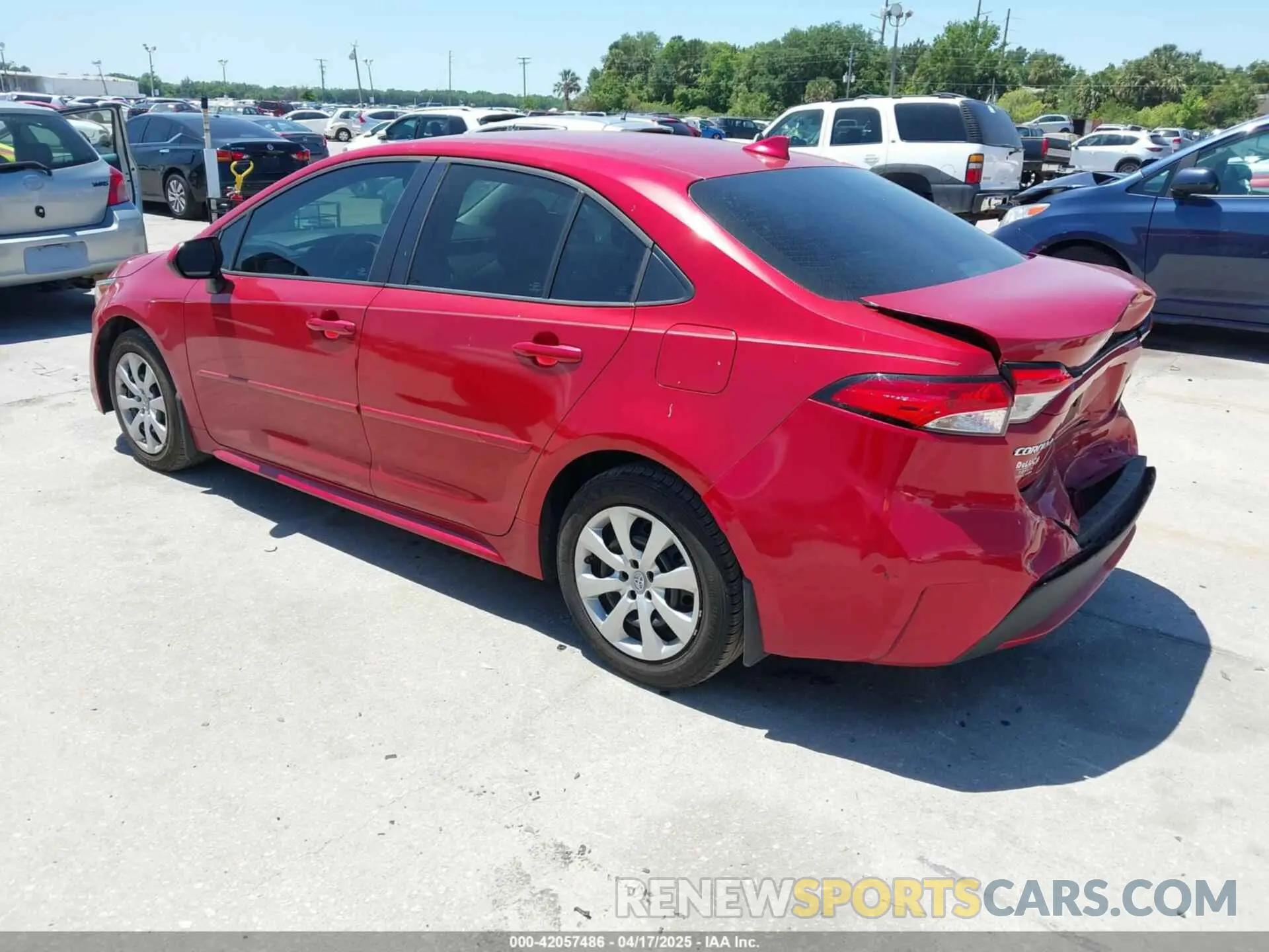 3 Photograph of a damaged car 5YFEPMAE9MP197488 TOYOTA COROLLA 2021