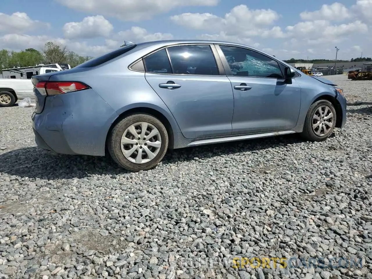 3 Photograph of a damaged car 5YFEPMAE9MP203094 TOYOTA COROLLA 2021