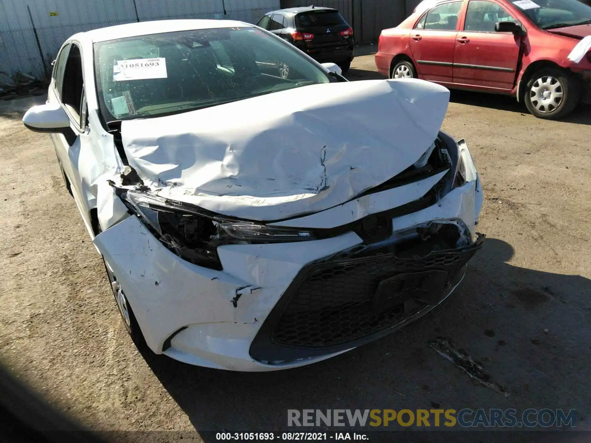 6 Photograph of a damaged car 5YFEPMAE9MP205086 TOYOTA COROLLA 2021