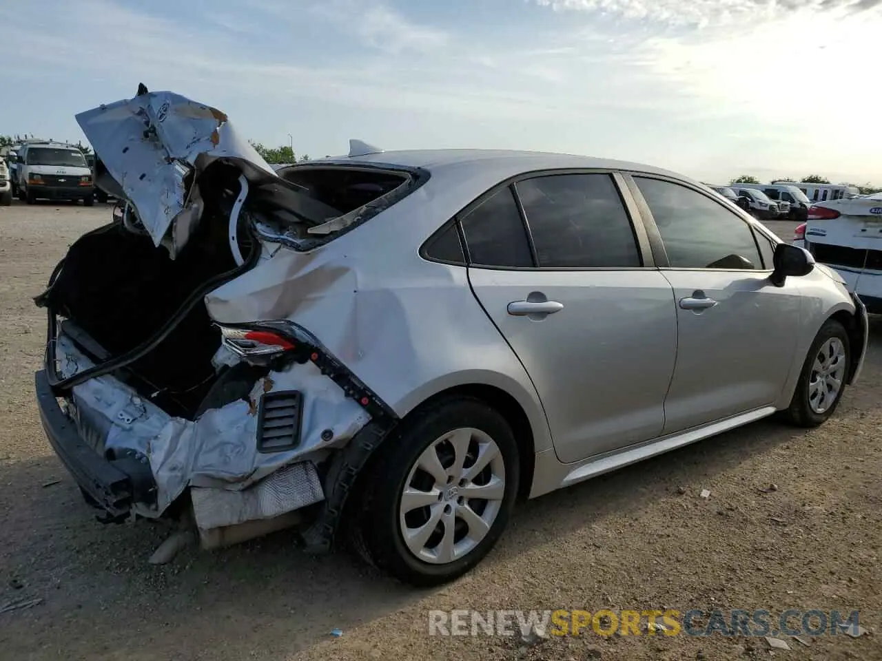 3 Photograph of a damaged car 5YFEPMAE9MP206089 TOYOTA COROLLA 2021