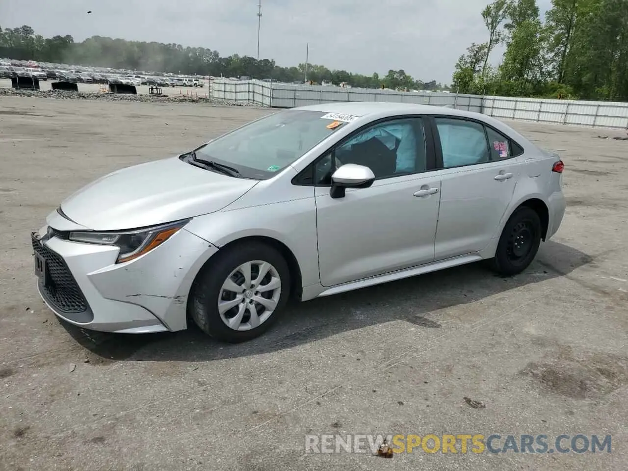 1 Photograph of a damaged car 5YFEPMAE9MP206173 TOYOTA COROLLA 2021