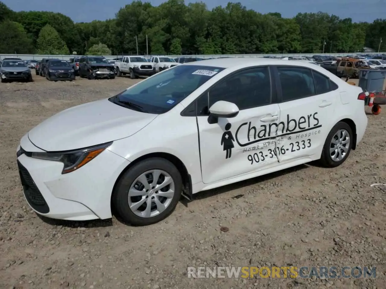 1 Photograph of a damaged car 5YFEPMAE9MP207372 TOYOTA COROLLA 2021