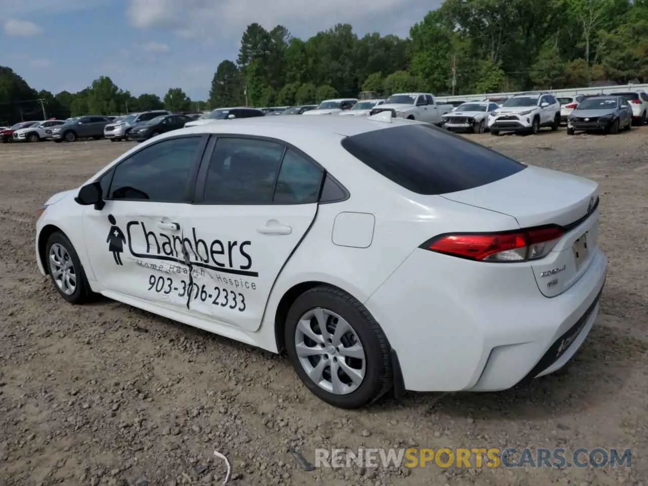 2 Photograph of a damaged car 5YFEPMAE9MP207372 TOYOTA COROLLA 2021