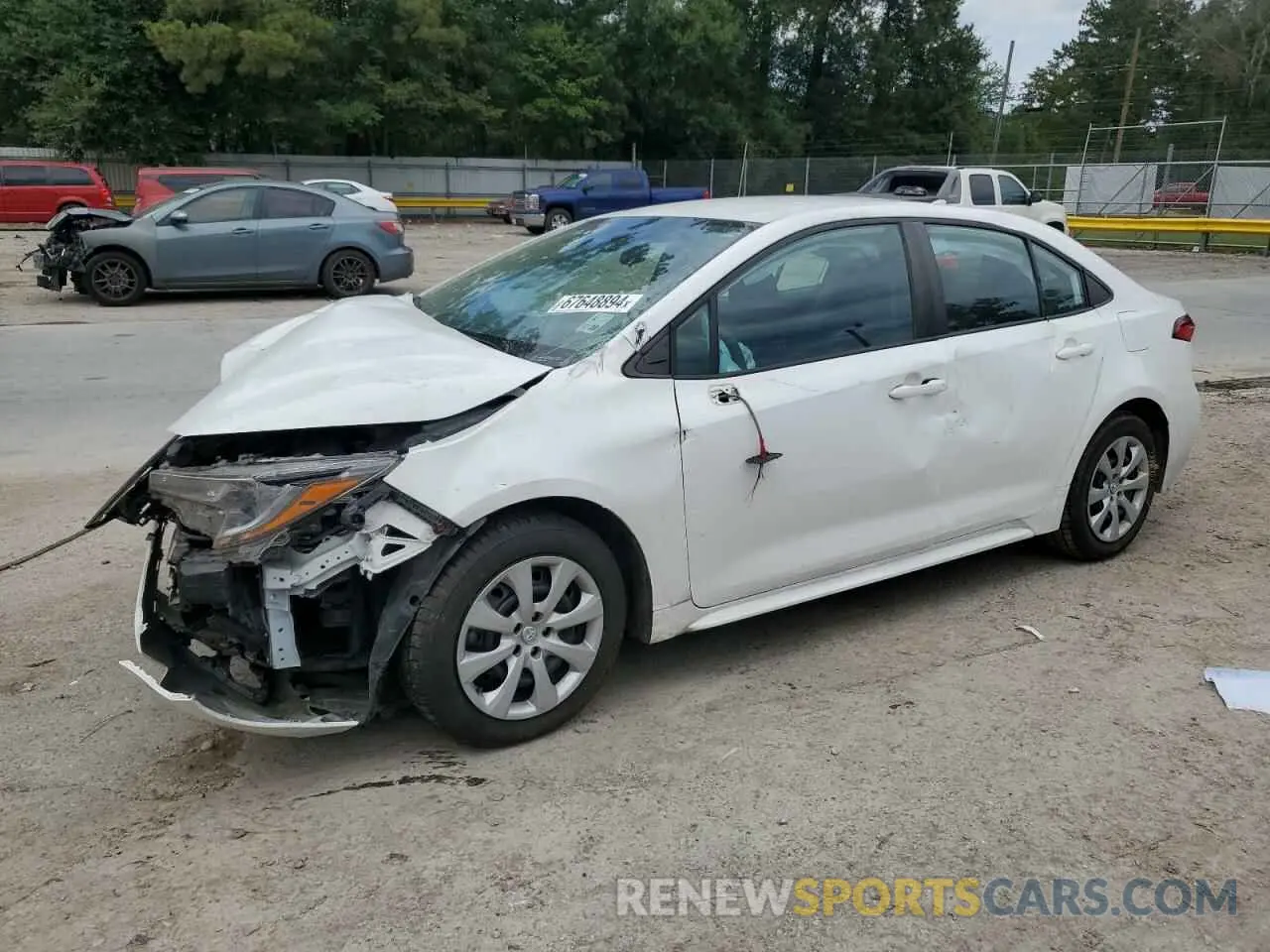 1 Photograph of a damaged car 5YFEPMAE9MP212961 TOYOTA COROLLA 2021