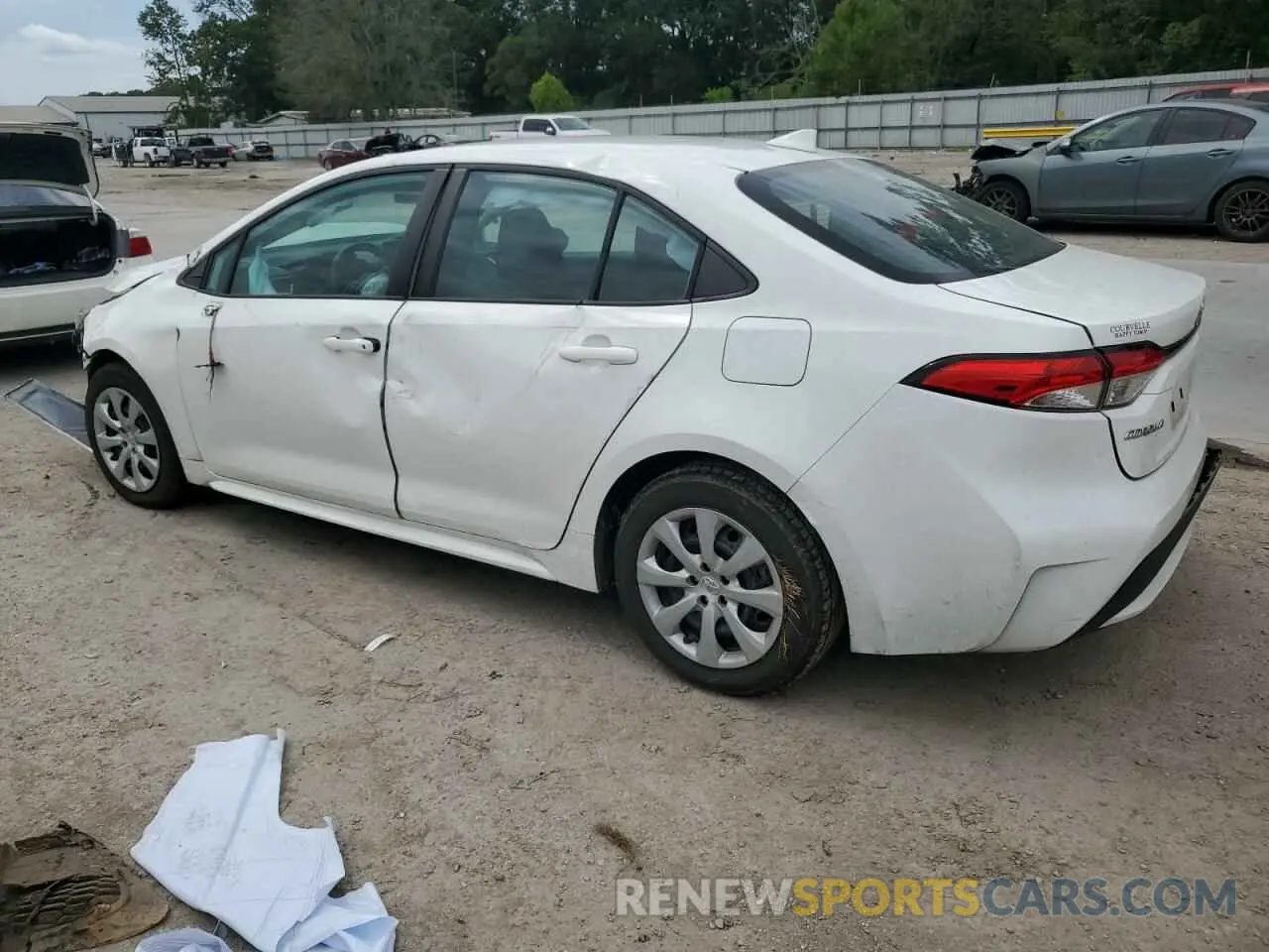 2 Photograph of a damaged car 5YFEPMAE9MP212961 TOYOTA COROLLA 2021