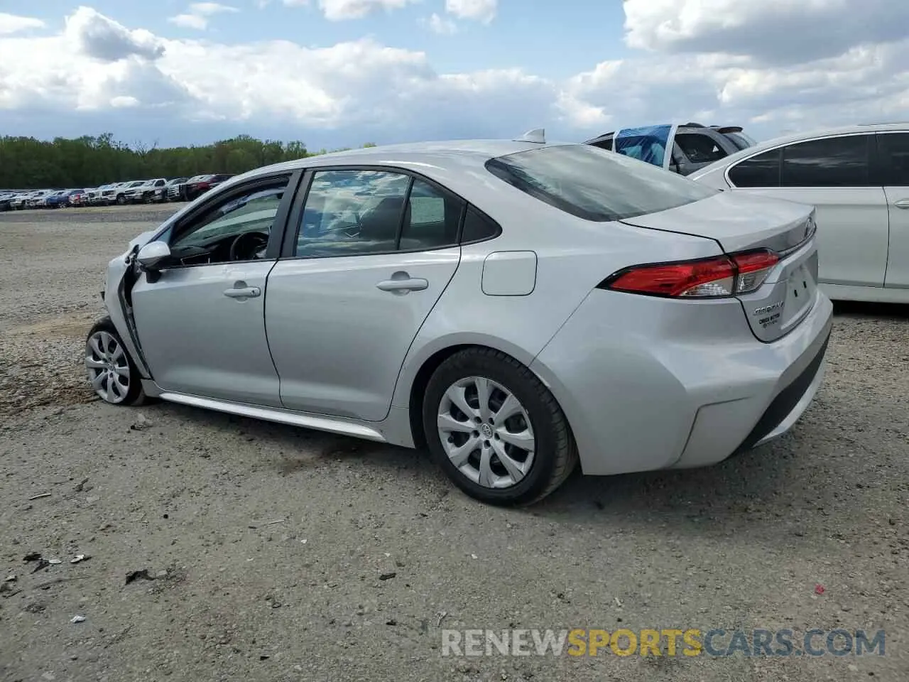 2 Photograph of a damaged car 5YFEPMAE9MP213480 TOYOTA COROLLA 2021