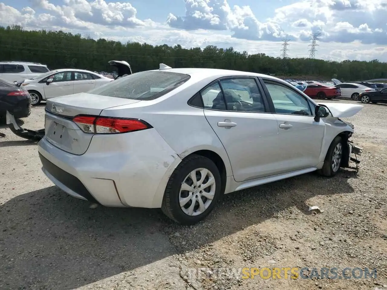 3 Photograph of a damaged car 5YFEPMAE9MP213480 TOYOTA COROLLA 2021