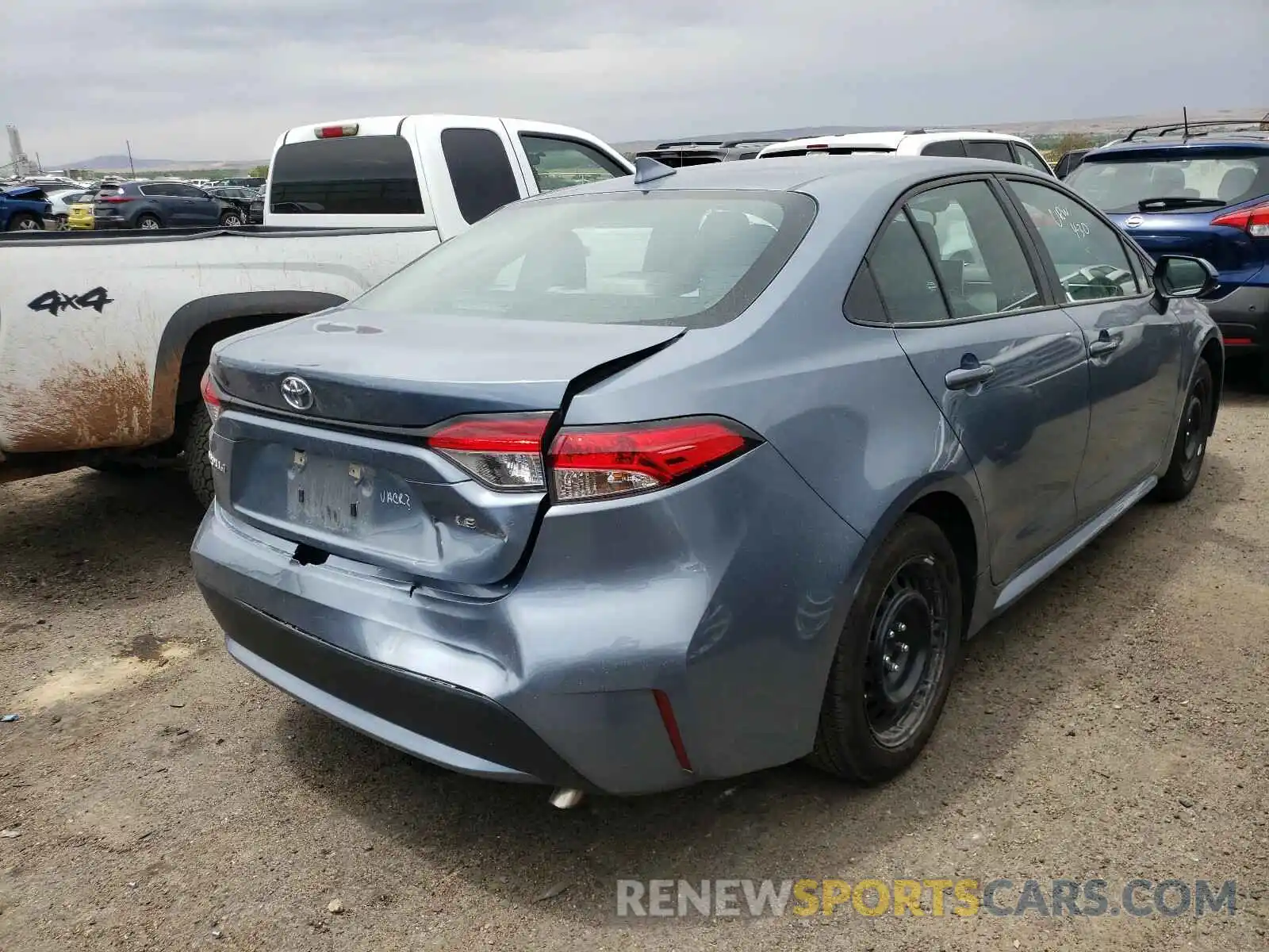 4 Photograph of a damaged car 5YFEPMAE9MP214354 TOYOTA COROLLA 2021