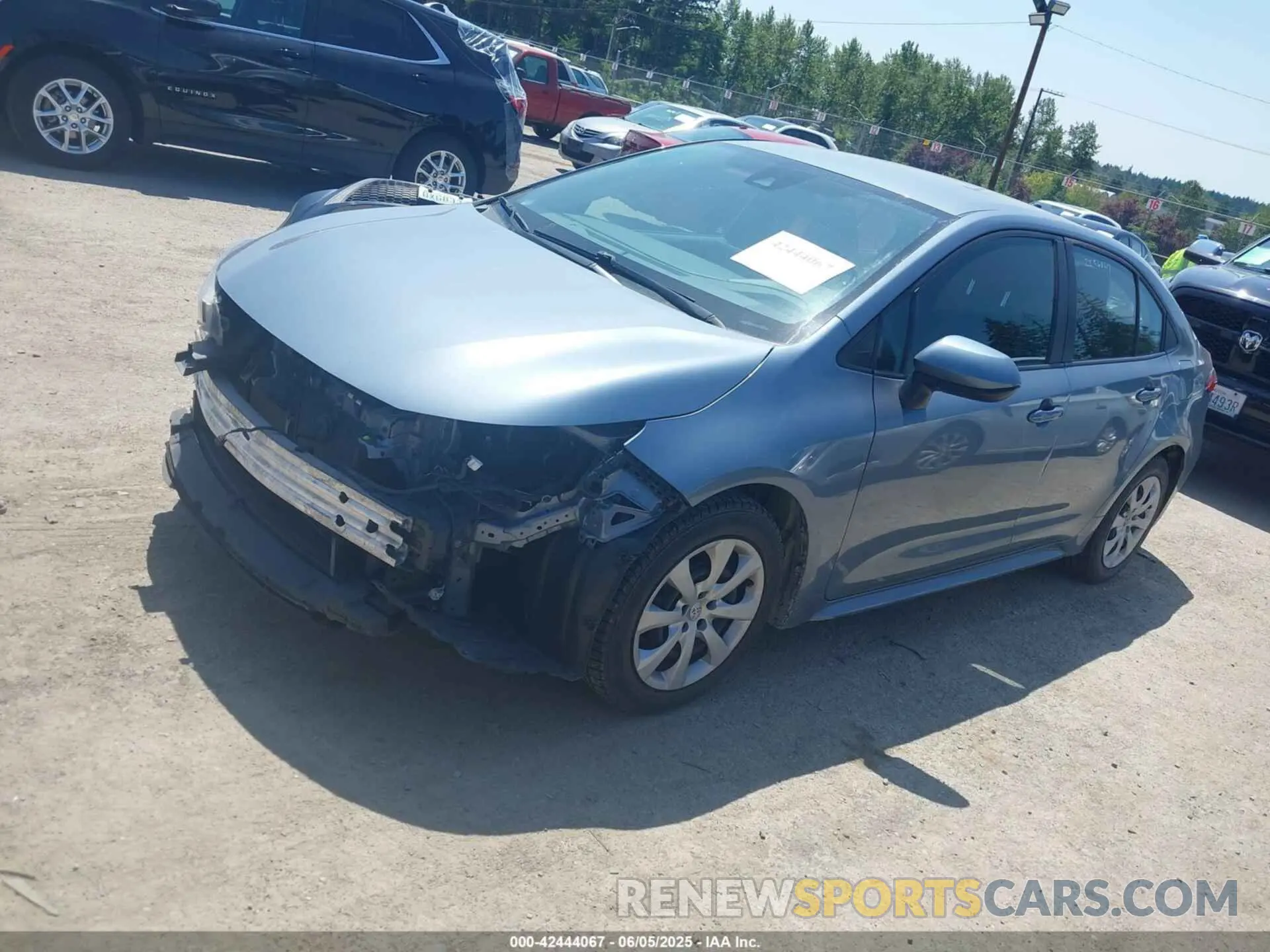 2 Photograph of a damaged car 5YFEPMAE9MP215701 TOYOTA COROLLA 2021