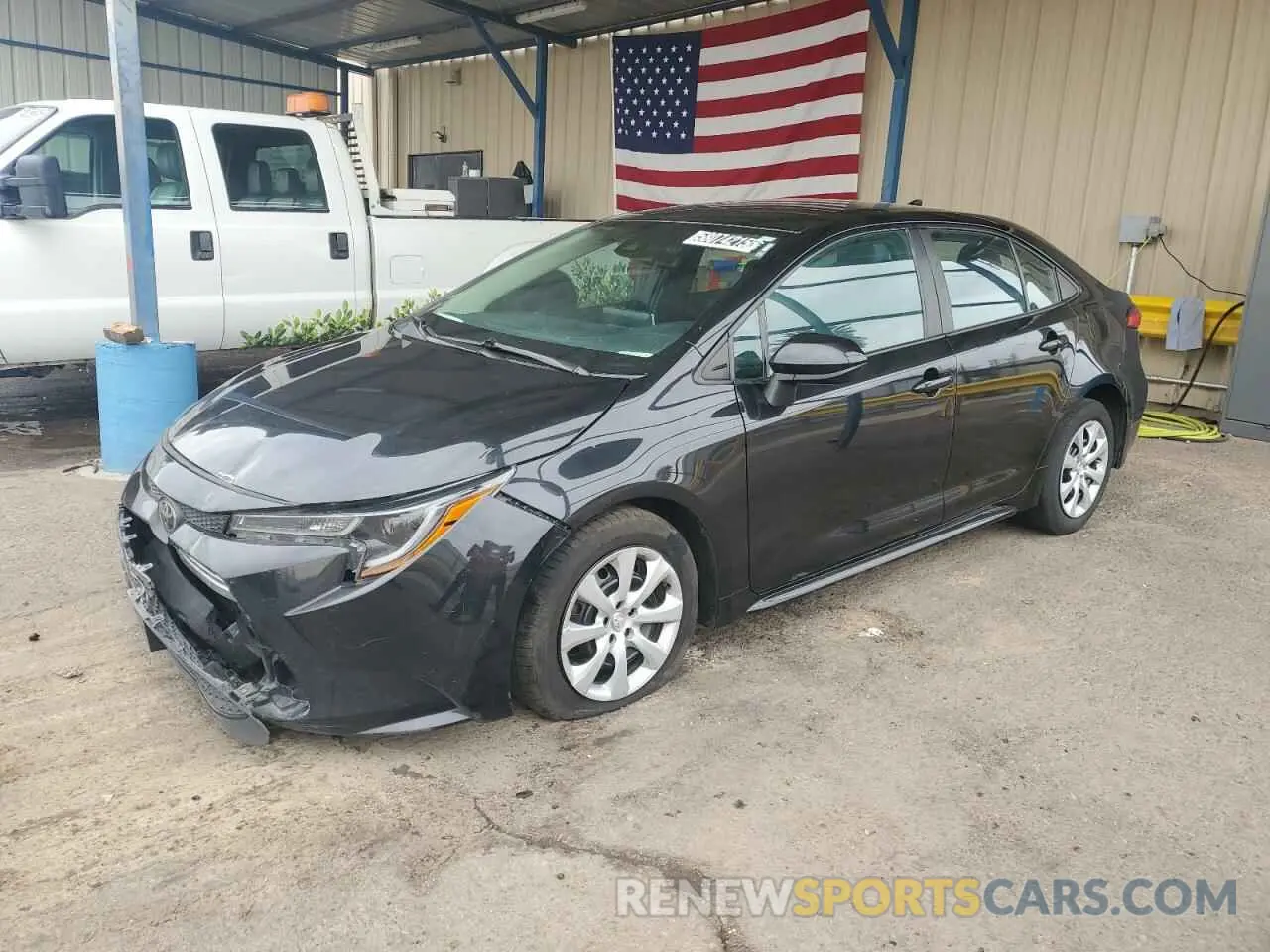 1 Photograph of a damaged car 5YFEPMAE9MP219019 TOYOTA COROLLA 2021
