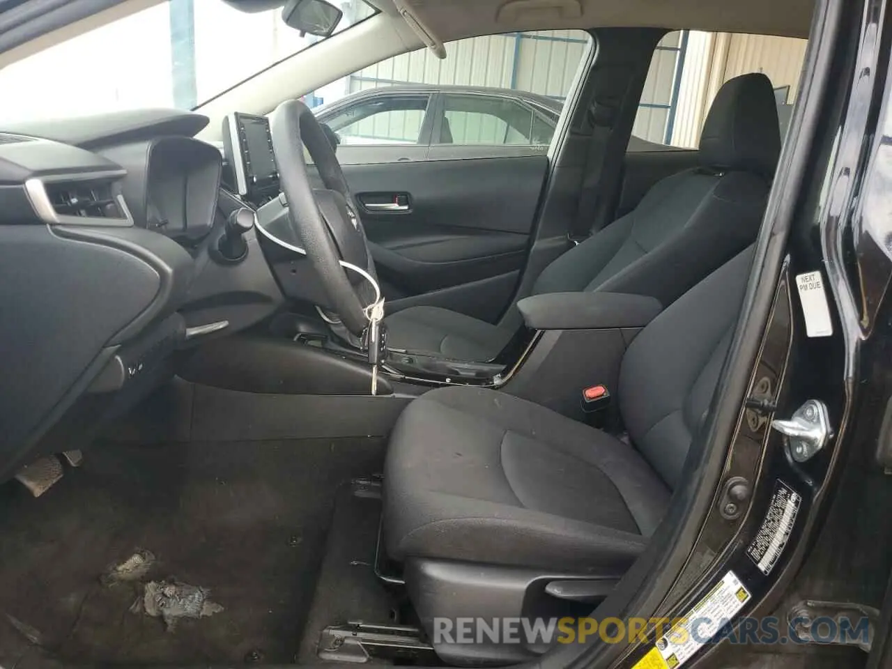 7 Photograph of a damaged car 5YFEPMAE9MP219019 TOYOTA COROLLA 2021