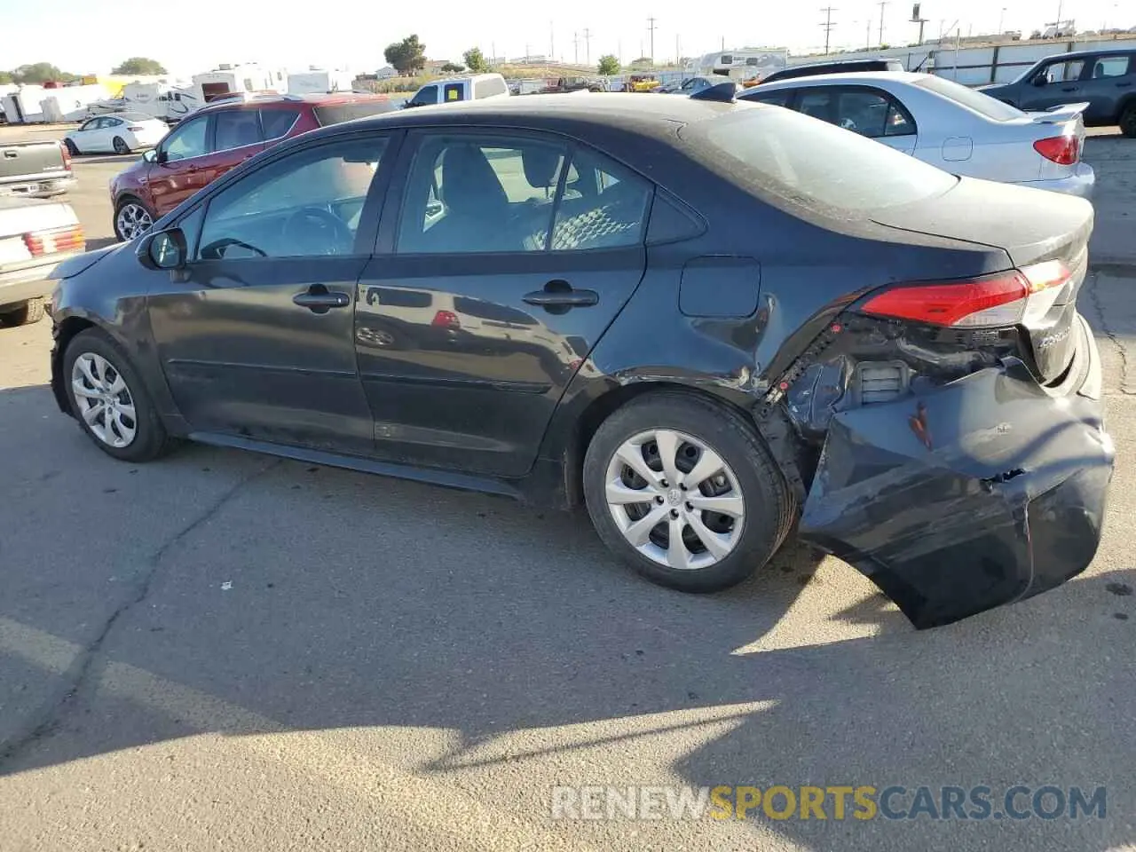 2 Photograph of a damaged car 5YFEPMAE9MP227086 TOYOTA COROLLA 2021
