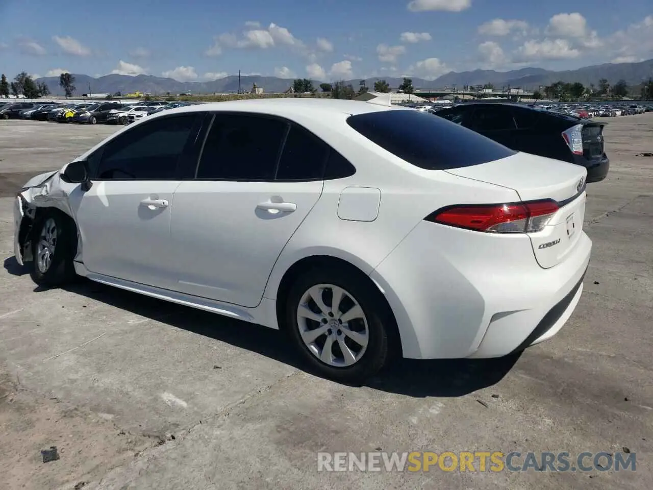 2 Photograph of a damaged car 5YFEPMAE9MP234605 TOYOTA COROLLA 2021