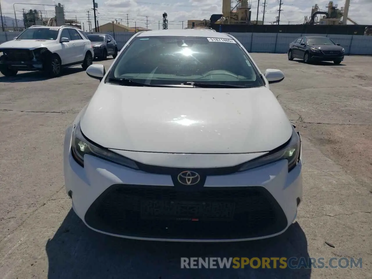 5 Photograph of a damaged car 5YFEPMAE9MP234605 TOYOTA COROLLA 2021
