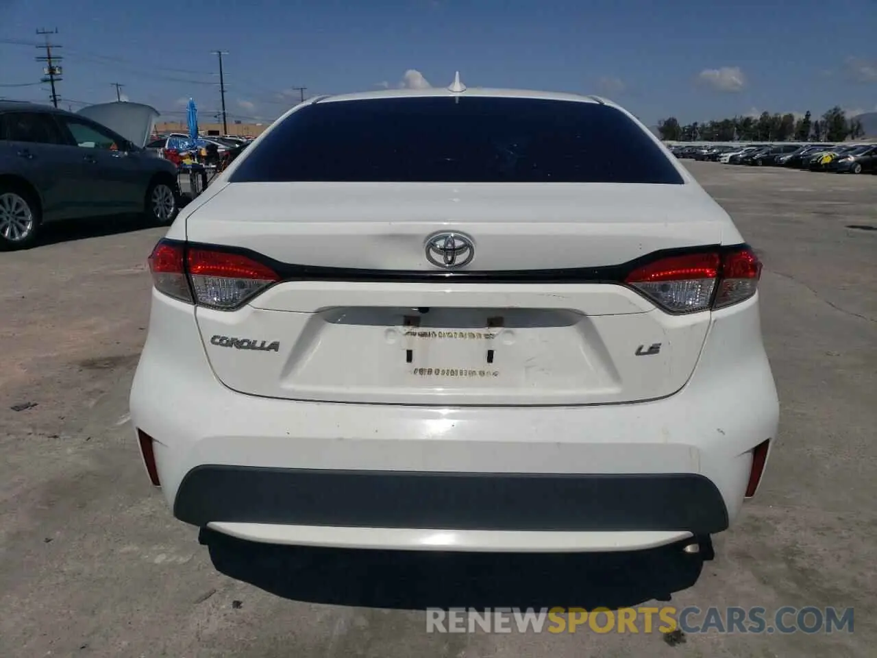 6 Photograph of a damaged car 5YFEPMAE9MP234605 TOYOTA COROLLA 2021
