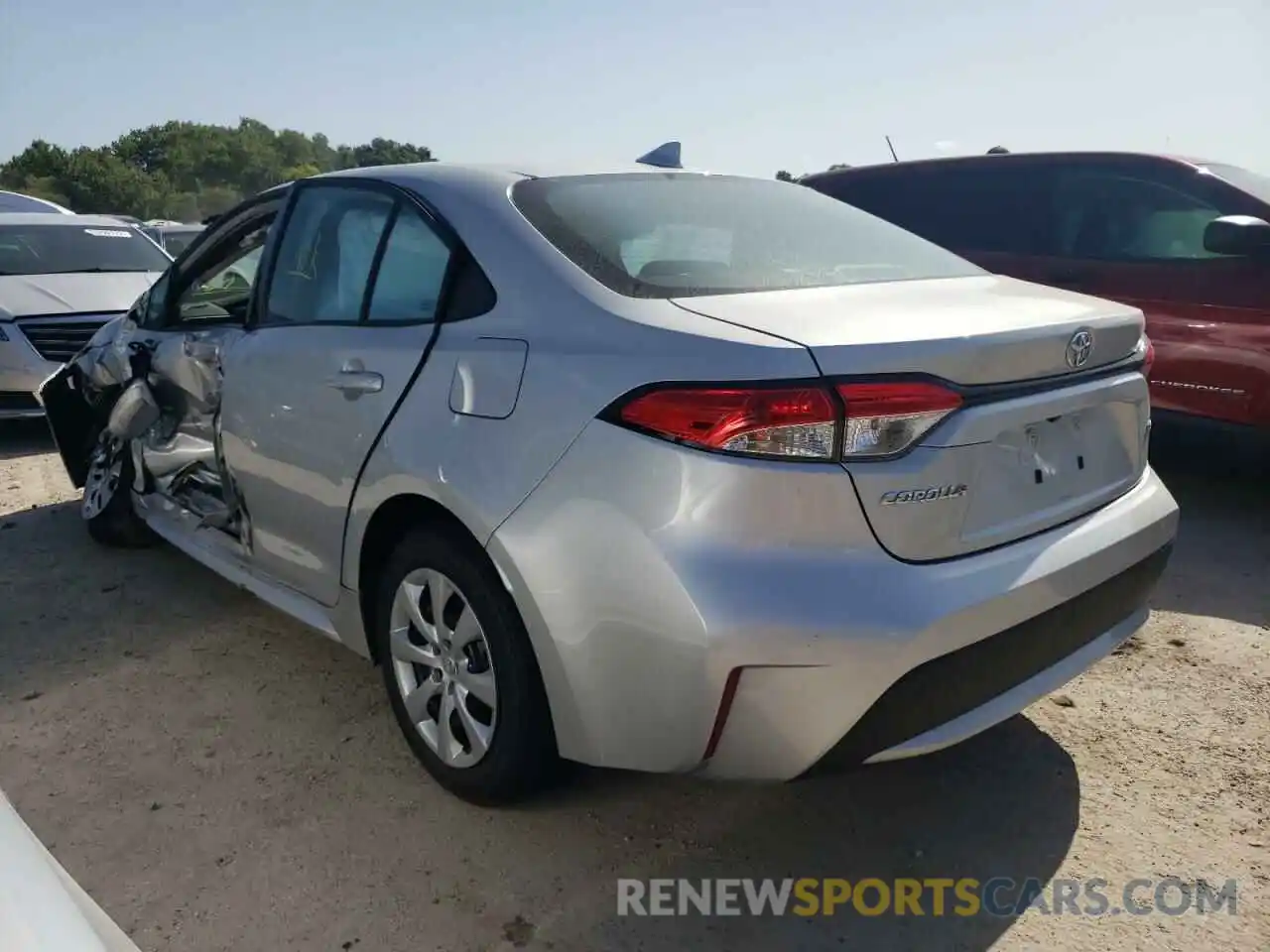 3 Photograph of a damaged car 5YFEPMAE9MP236127 TOYOTA COROLLA 2021