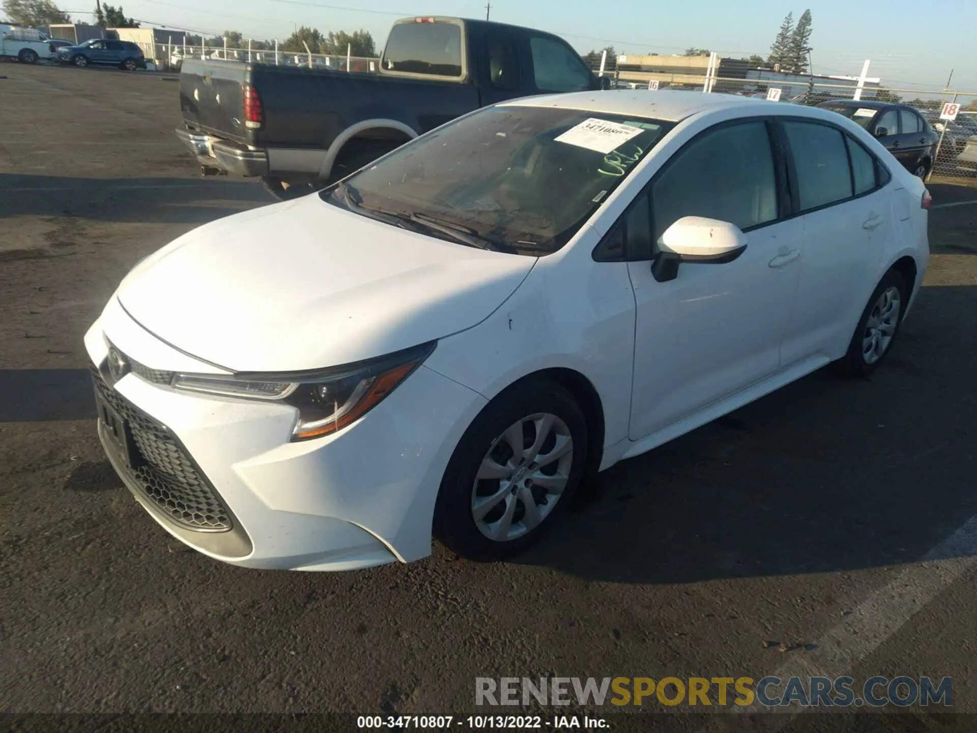 2 Photograph of a damaged car 5YFEPMAE9MP243112 TOYOTA COROLLA 2021