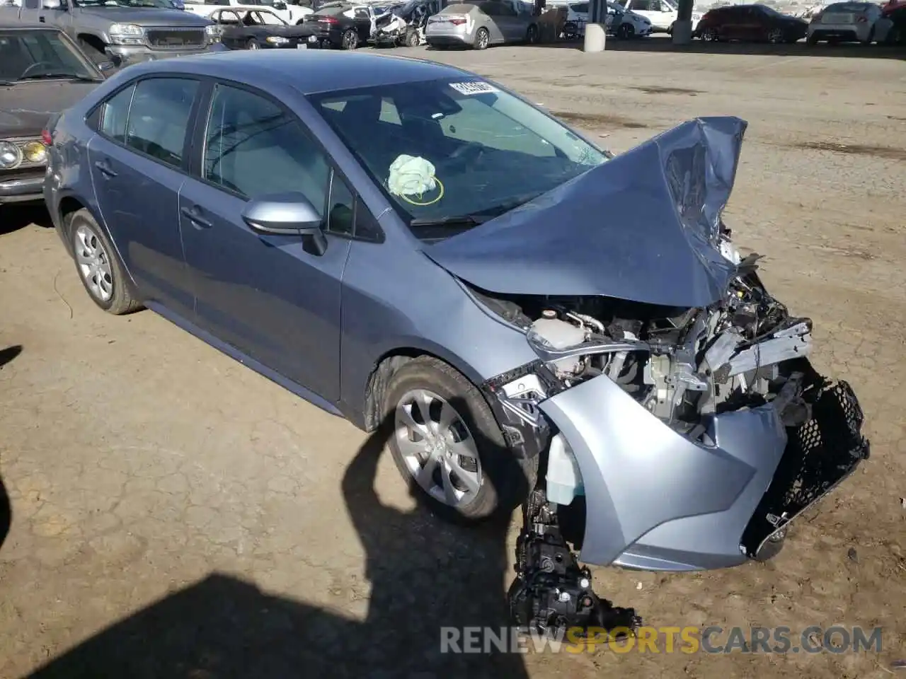 1 Photograph of a damaged car 5YFEPMAE9MP245183 TOYOTA COROLLA 2021