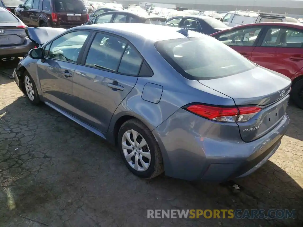 3 Photograph of a damaged car 5YFEPMAE9MP245183 TOYOTA COROLLA 2021