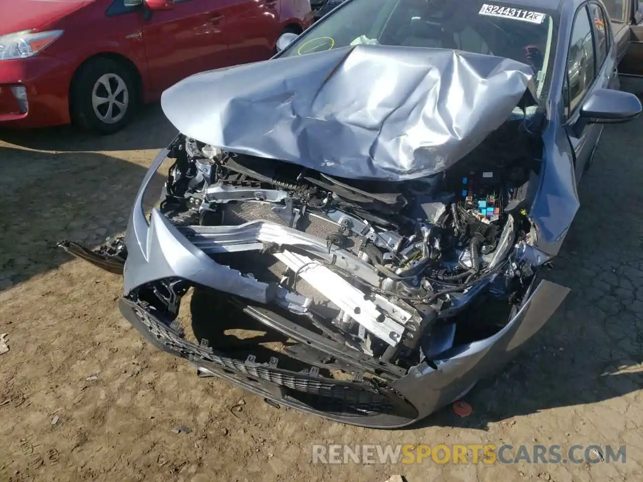 9 Photograph of a damaged car 5YFEPMAE9MP245183 TOYOTA COROLLA 2021