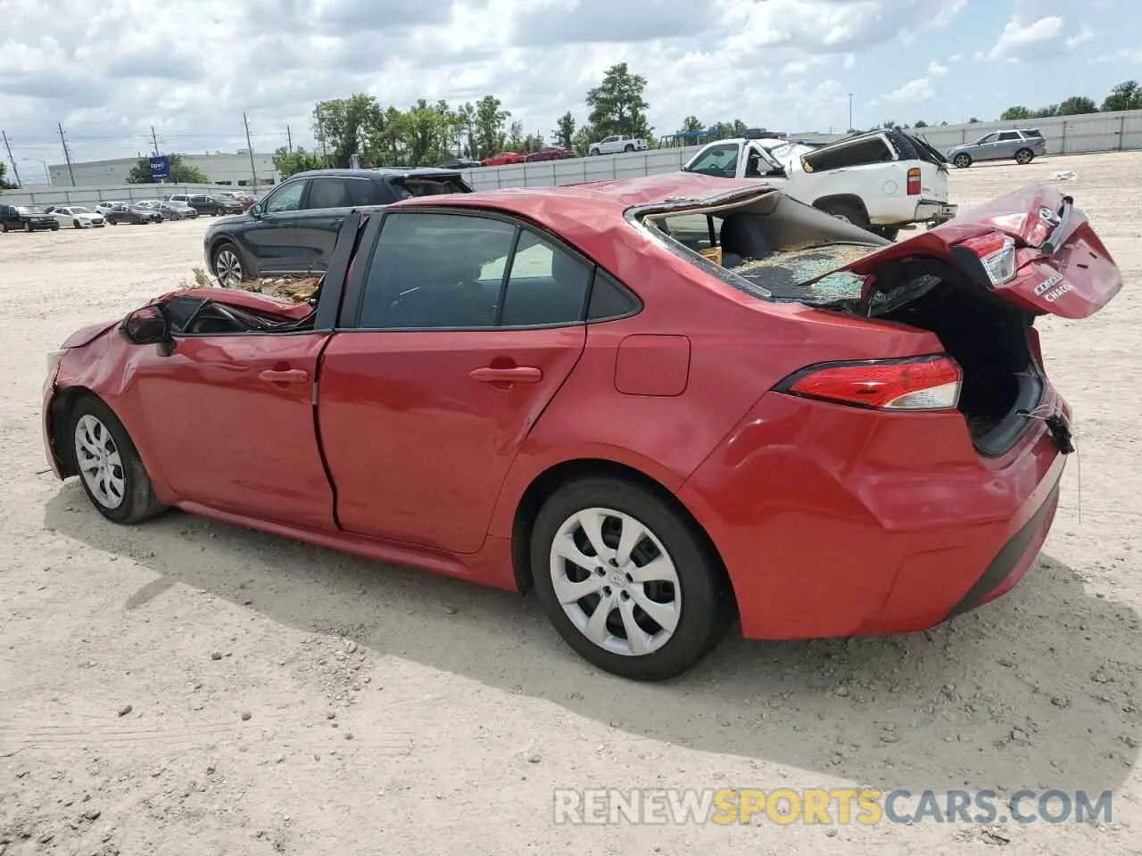 2 Photograph of a damaged car 5YFEPMAE9MP248584 TOYOTA COROLLA 2021
