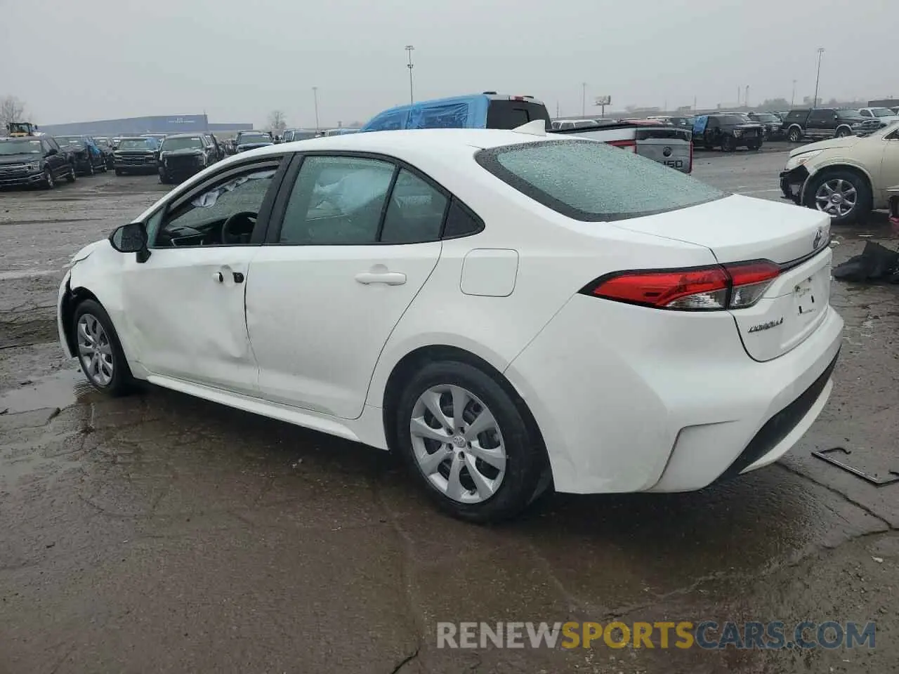 2 Photograph of a damaged car 5YFEPMAE9MP248746 TOYOTA COROLLA 2021