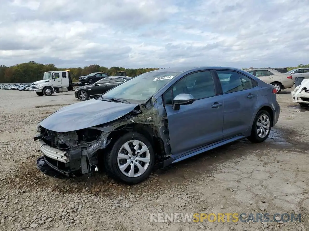 1 Photograph of a damaged car 5YFEPMAE9MP249699 TOYOTA COROLLA 2021