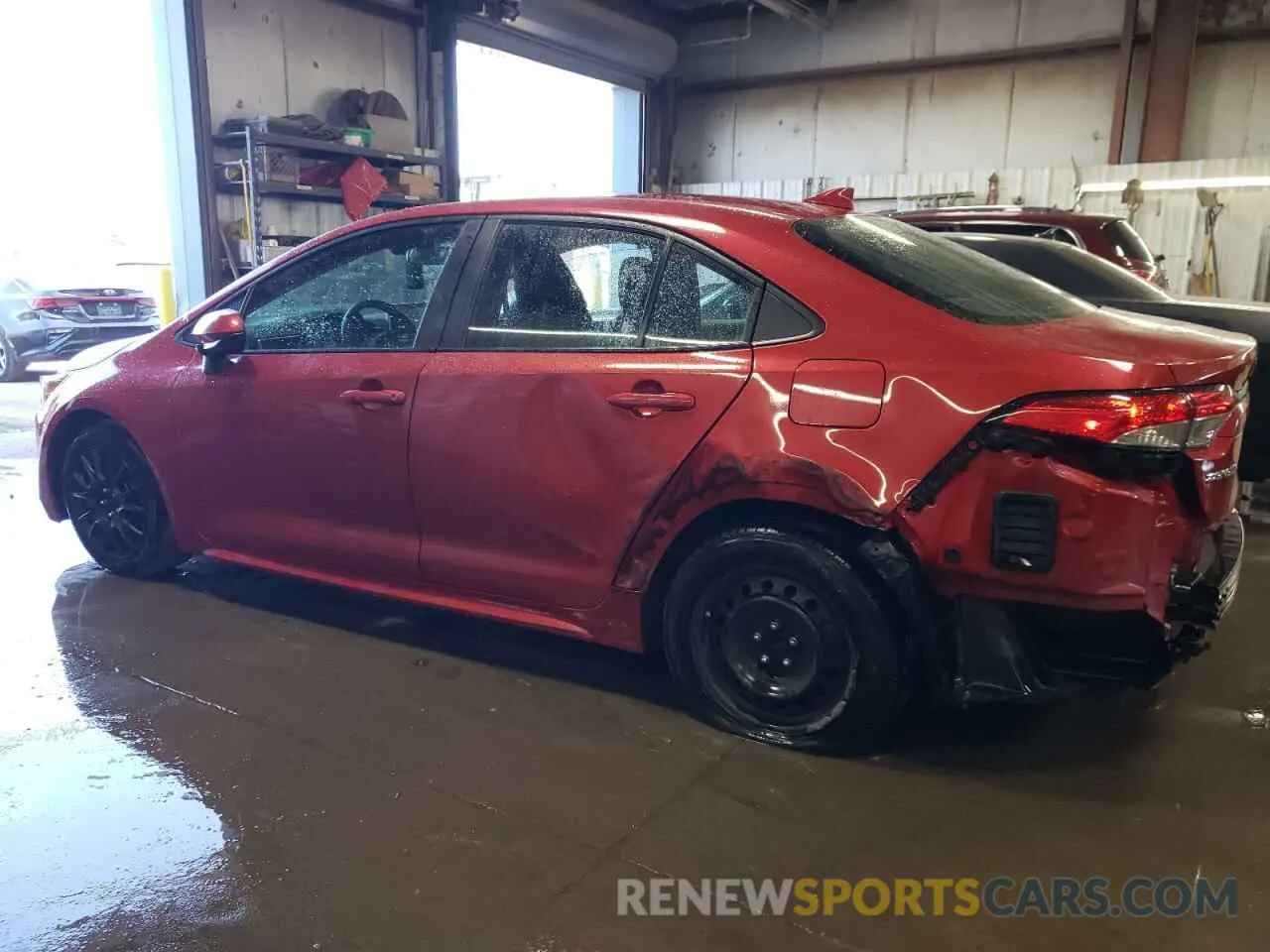 2 Photograph of a damaged car 5YFEPMAE9MP253624 TOYOTA COROLLA 2021